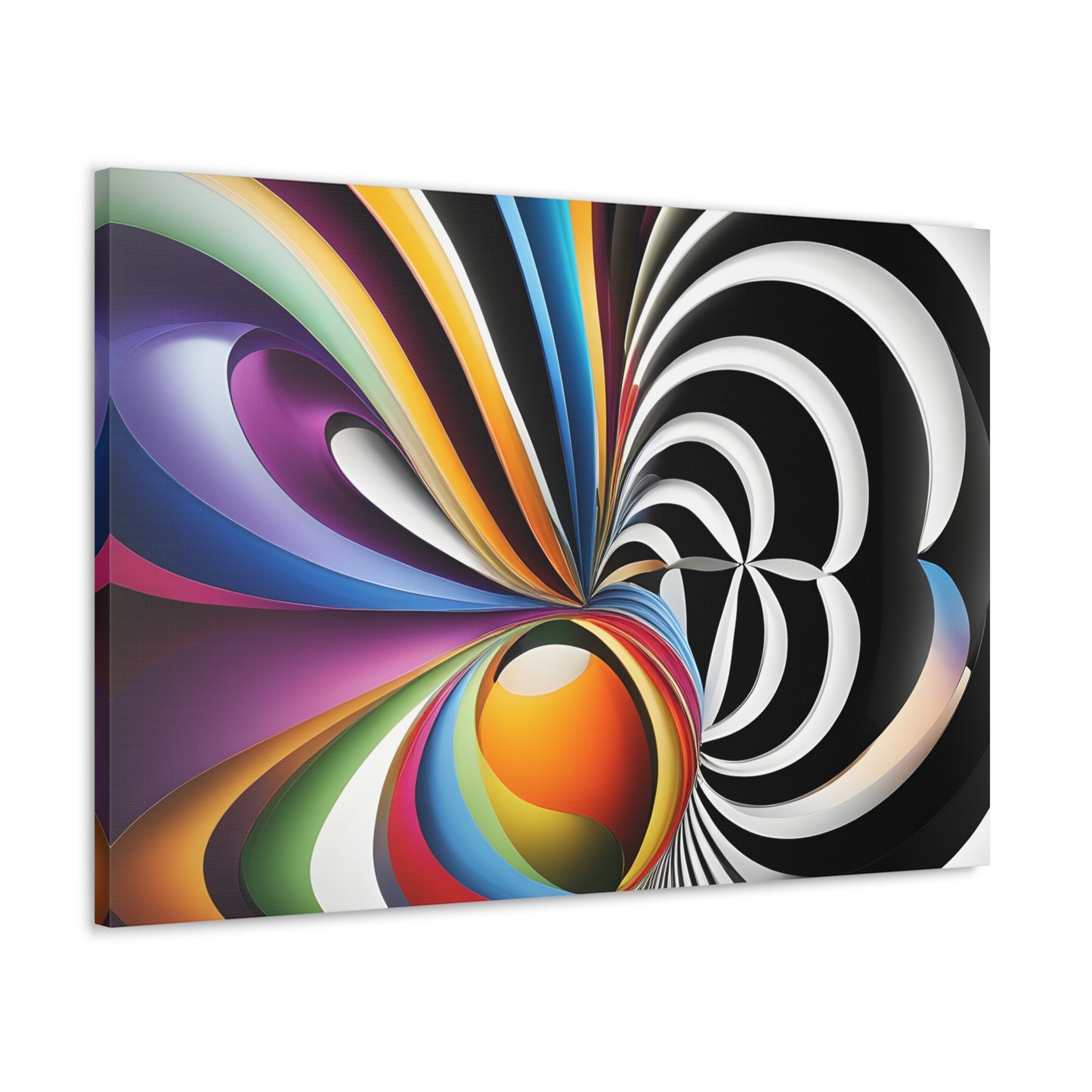 Eclipsed Serenity: Abstract Wall Décor