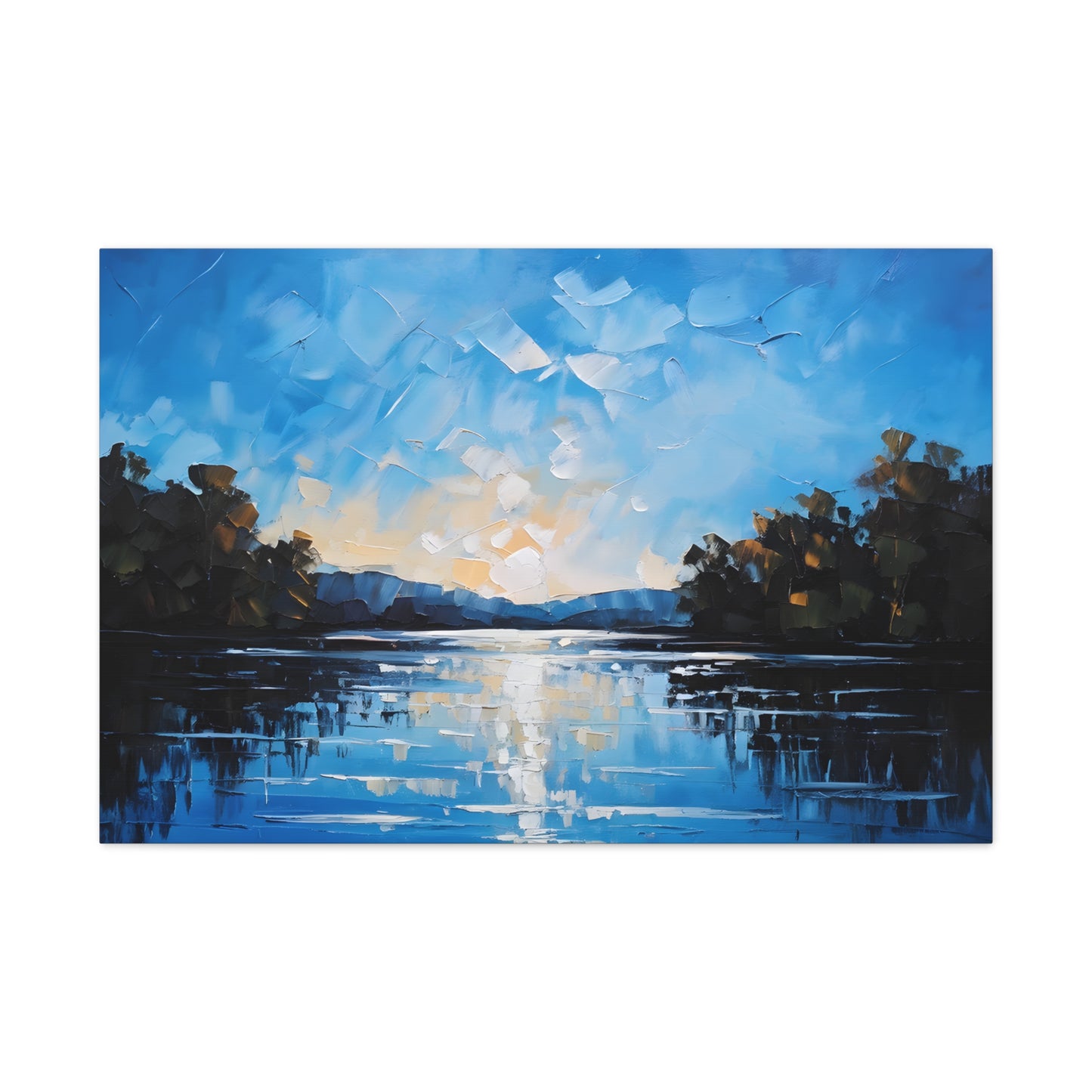 Tranquil Bay: Classic Oil Painting Wall Décor