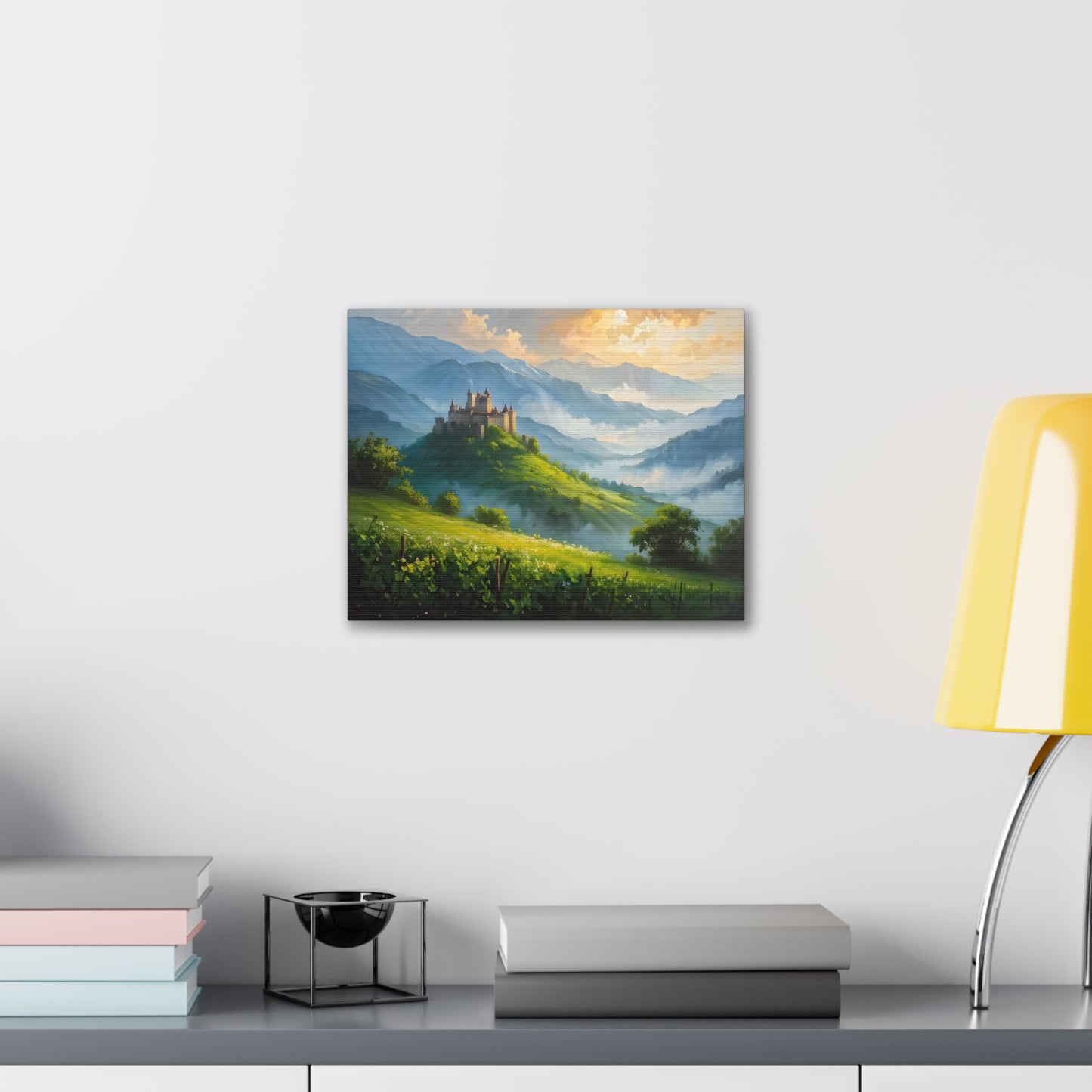 Mountain’s Heart: Classic Oil Painting Wall Décor