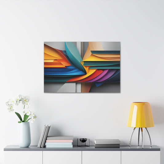 Silken Waves: Abstract Wall Décor