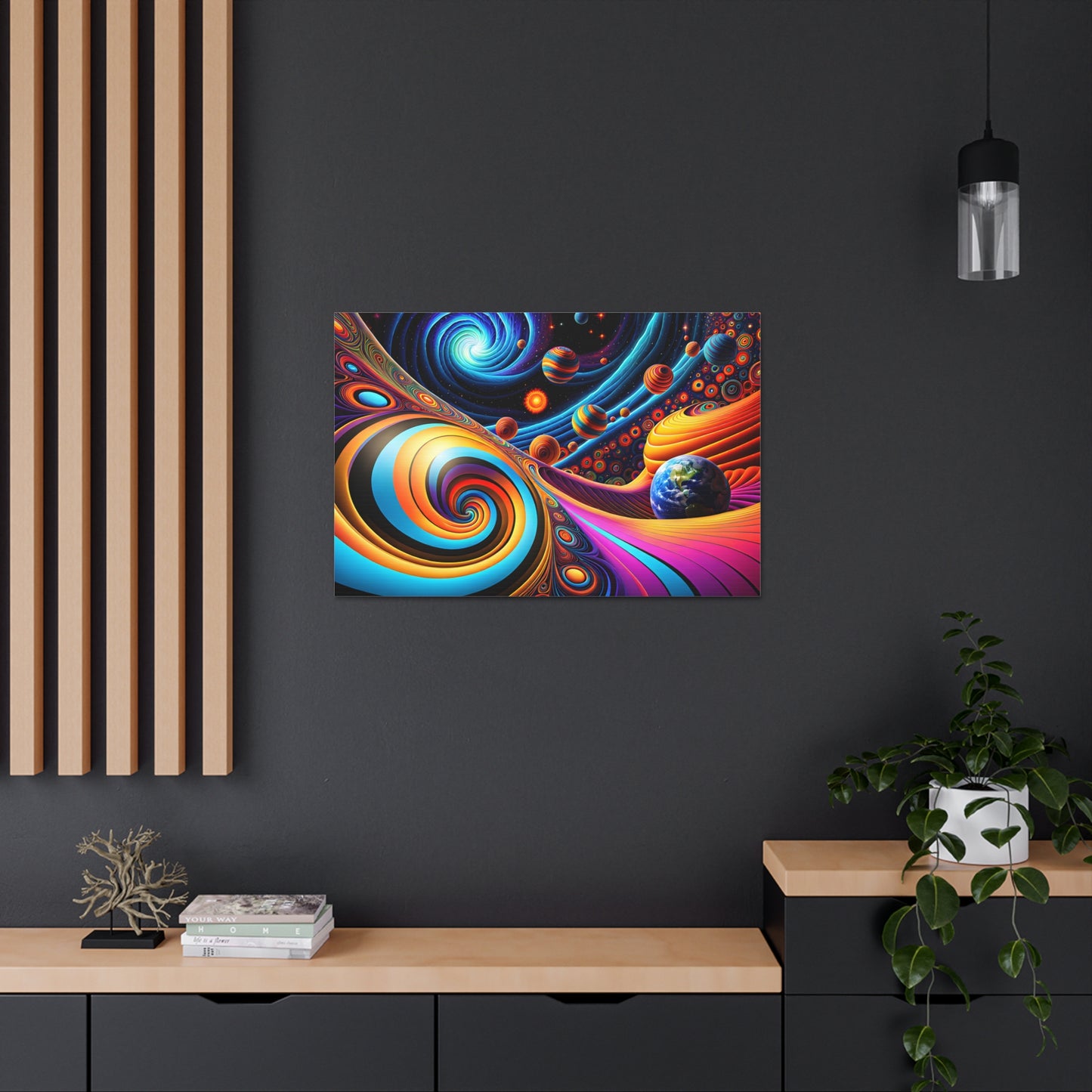 Cosmic Carousel: Psychedelic Wall Décor