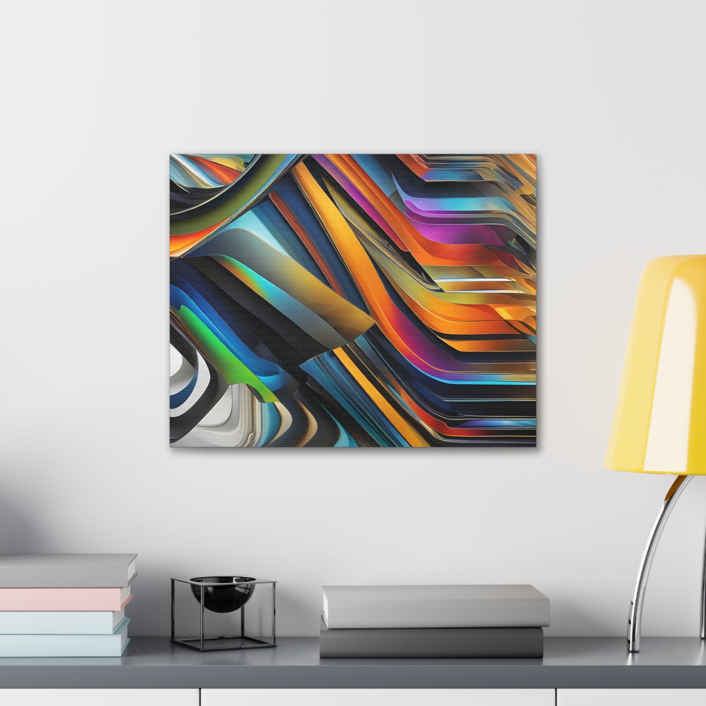 Temporal Waves: Abstract Wall Décor