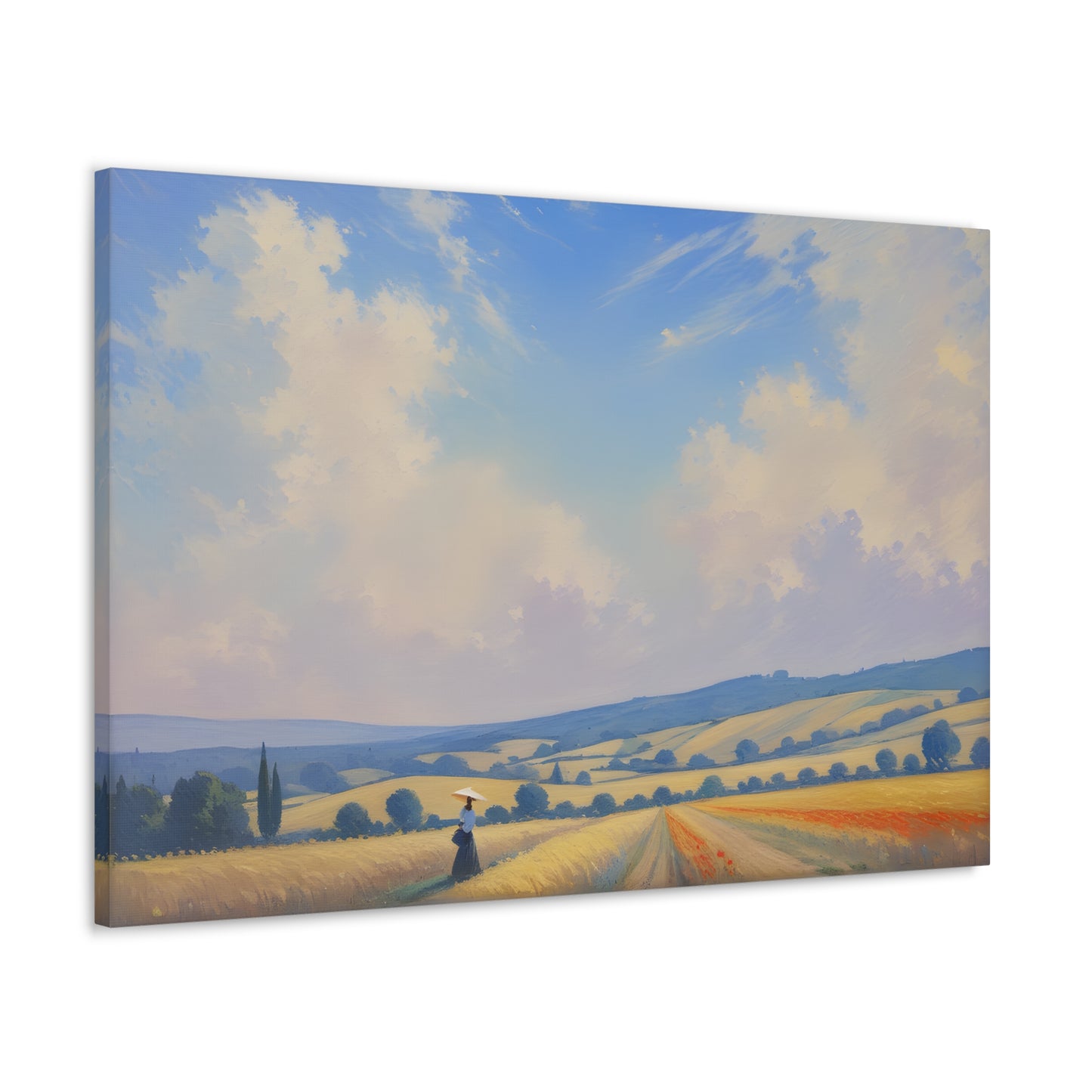 Meadow Melody: Classic Oil Painting Wall Décor