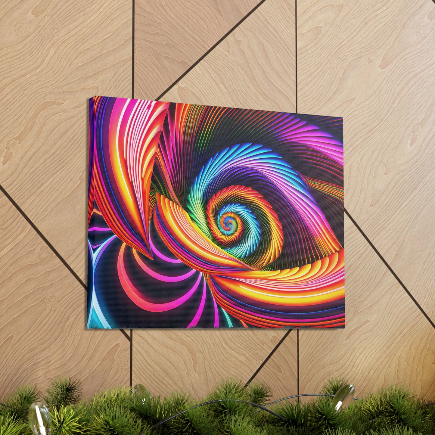 Neon Nebula: Psychedelic Wall Décor