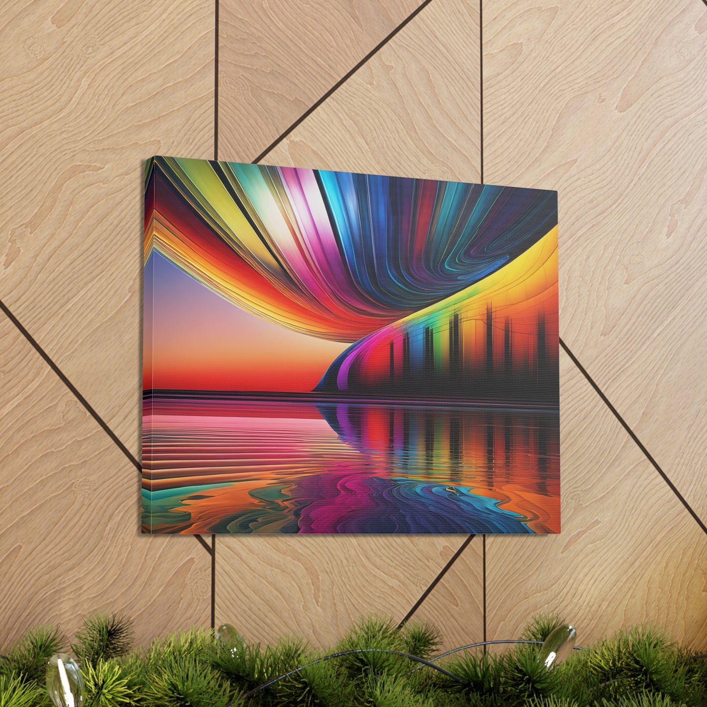 Rippled Silence: Abstract Wall Décor