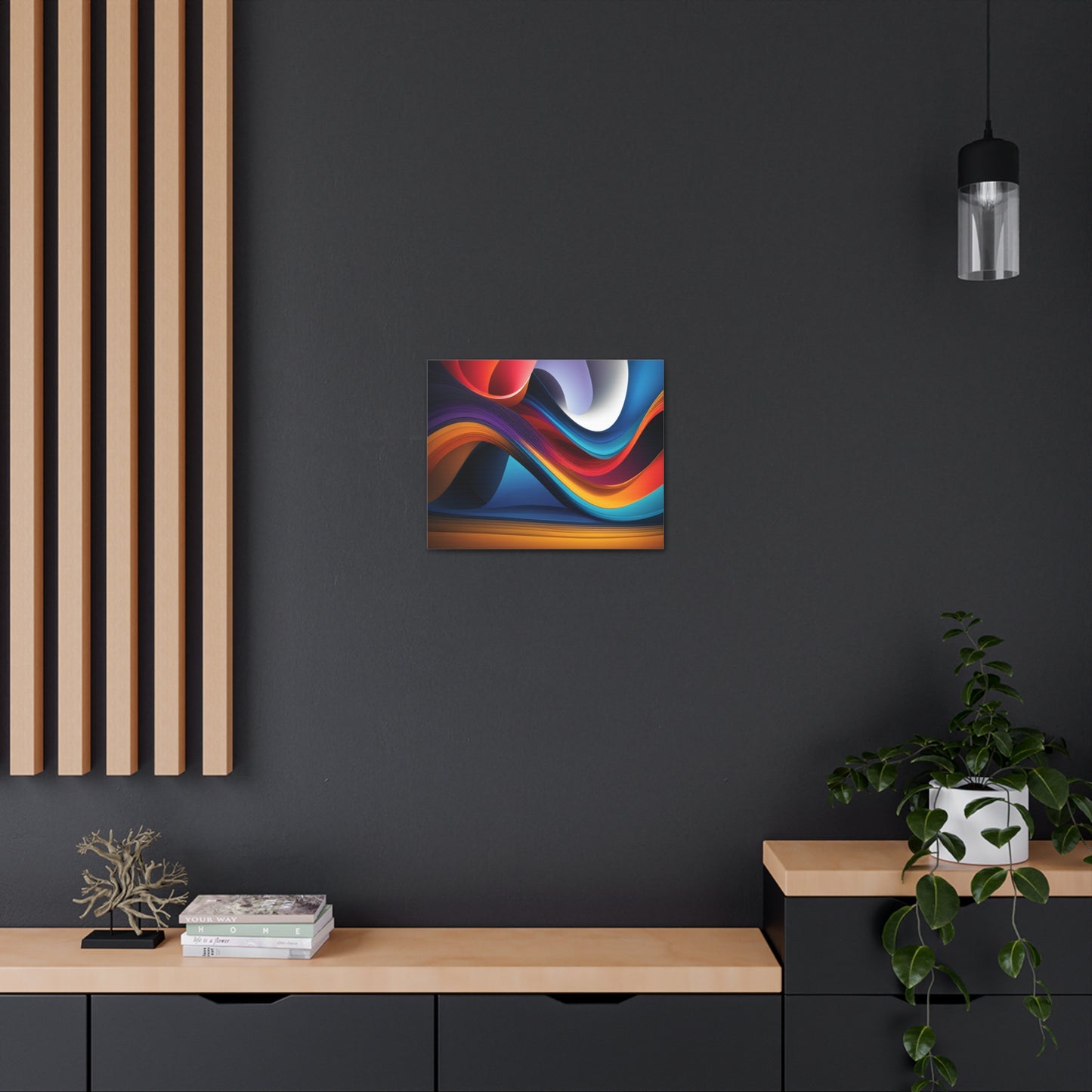 Enchanted Waves: Abstract Wall Décor