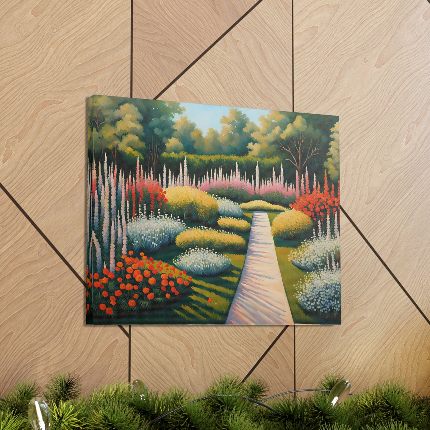 Forest Pathway: Classic Oil Painting Wall Décor