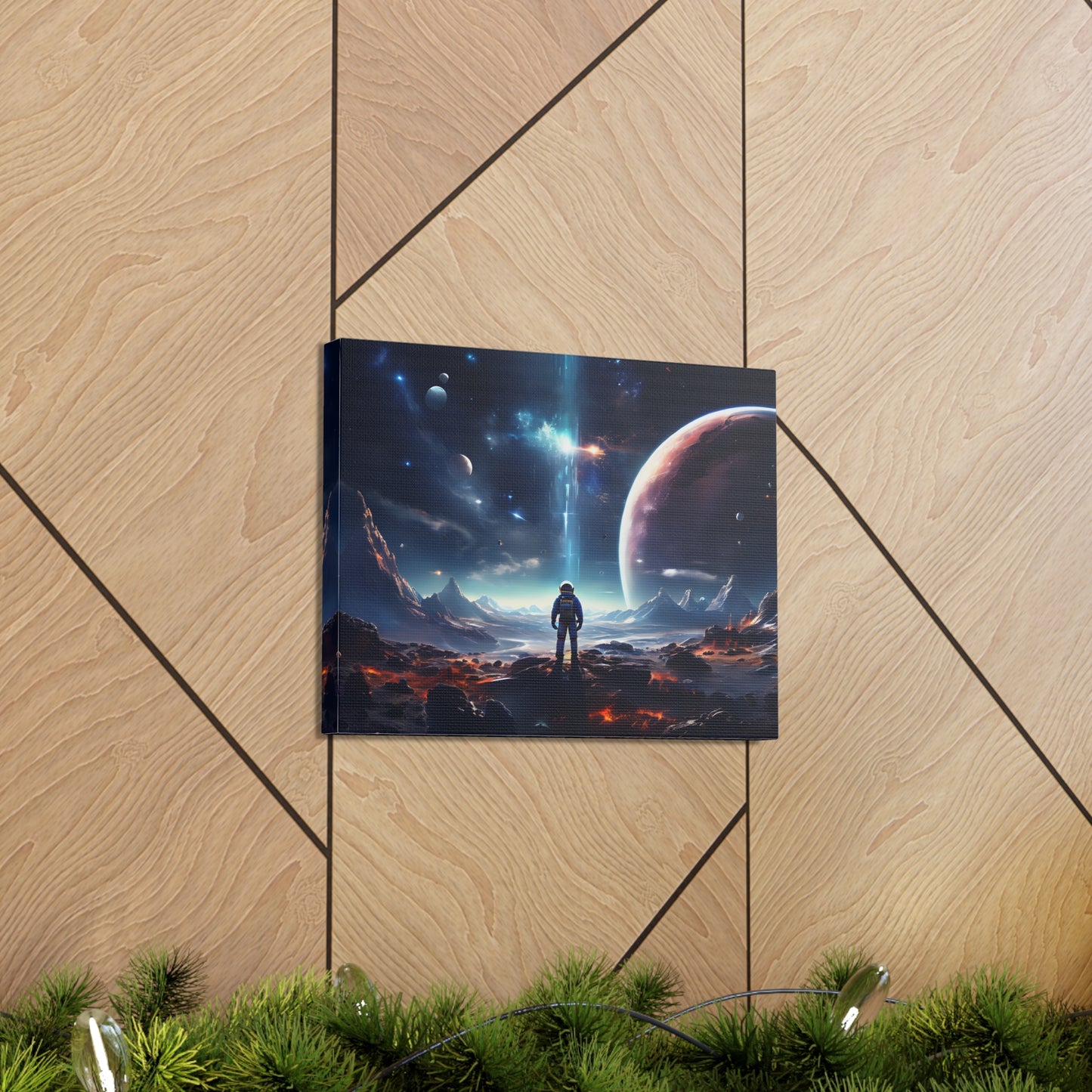 Astronaut's Journey: Space Wall Décor