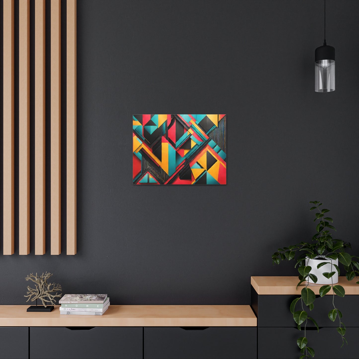 Radiant Maze: Abstract Wall Décor