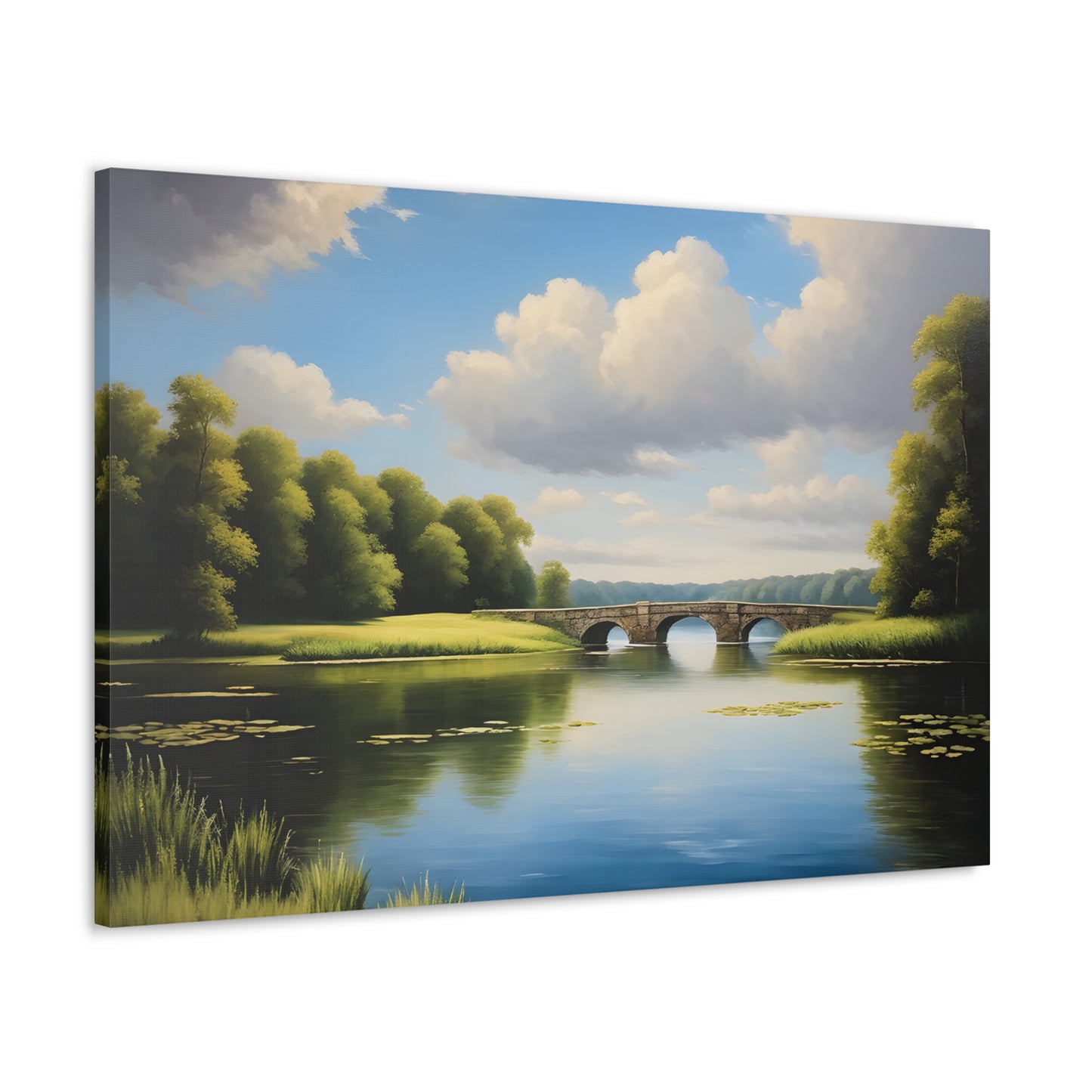 Gentle Horizon: Classic Oil Painting Wall Décor