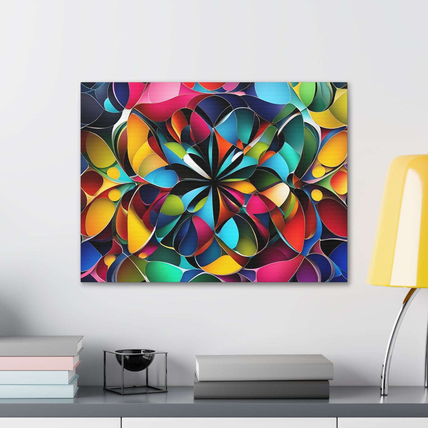 Crystal Serenade: Abstract Wall Décor