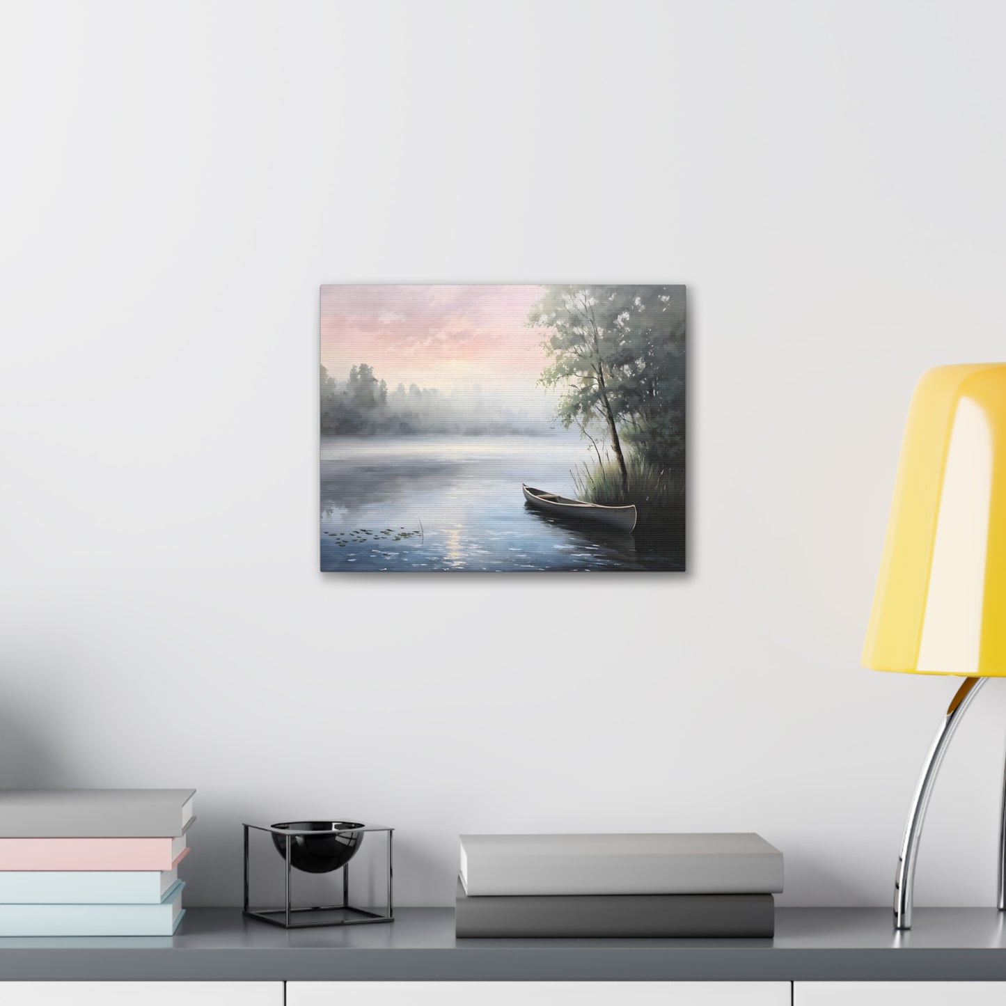 Misty Morning: Classic Oil Painting Wall Décor