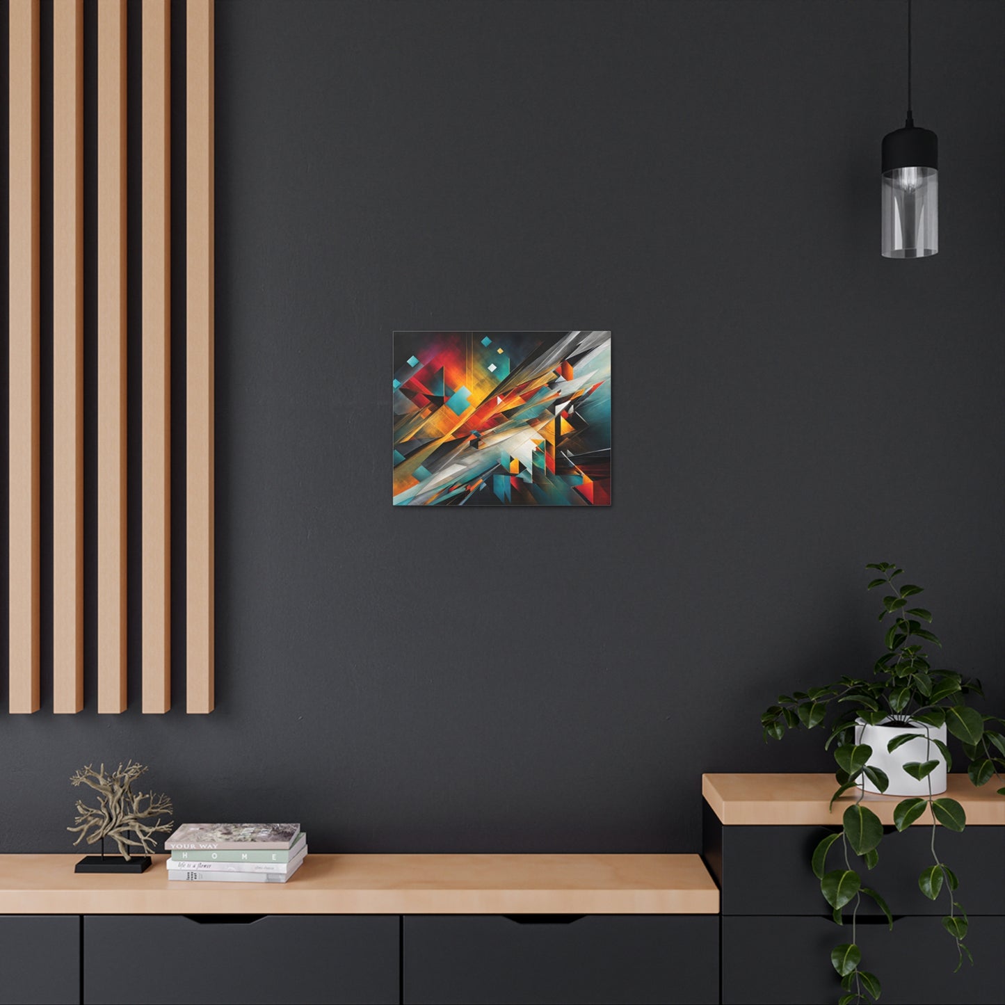 Starlit Pathways: Abstract Wall Décor