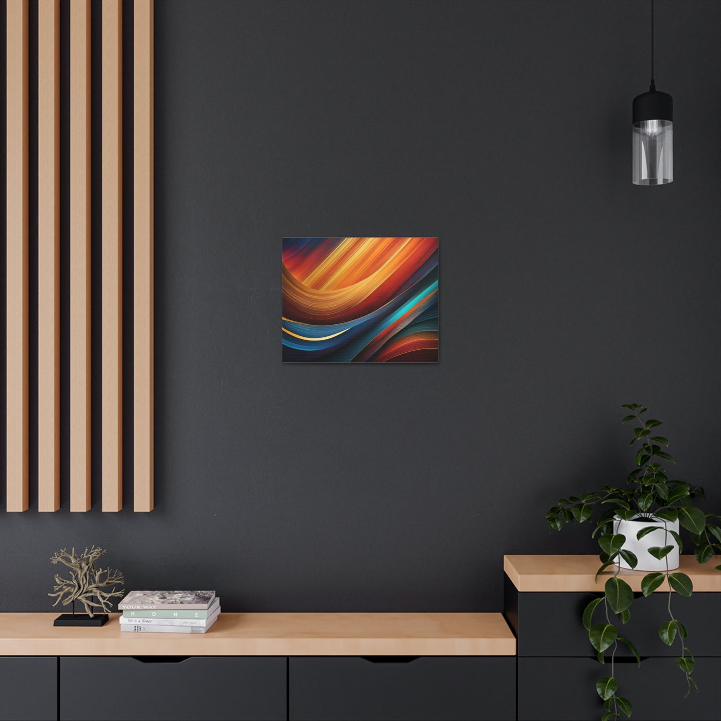 Velvet Abyss: Abstract Wall Décor