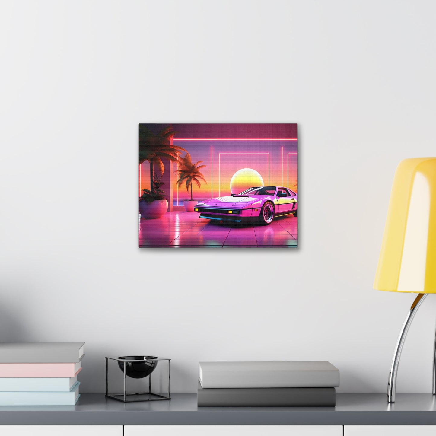 Cruisin Chromatic: Outrun Wall Décor