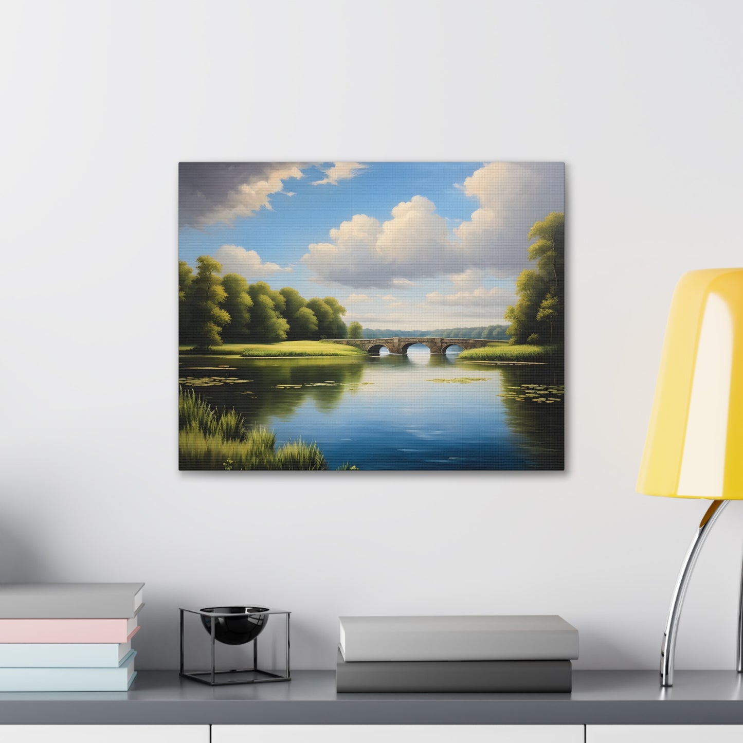 Gentle Horizon: Classic Oil Painting Wall Décor