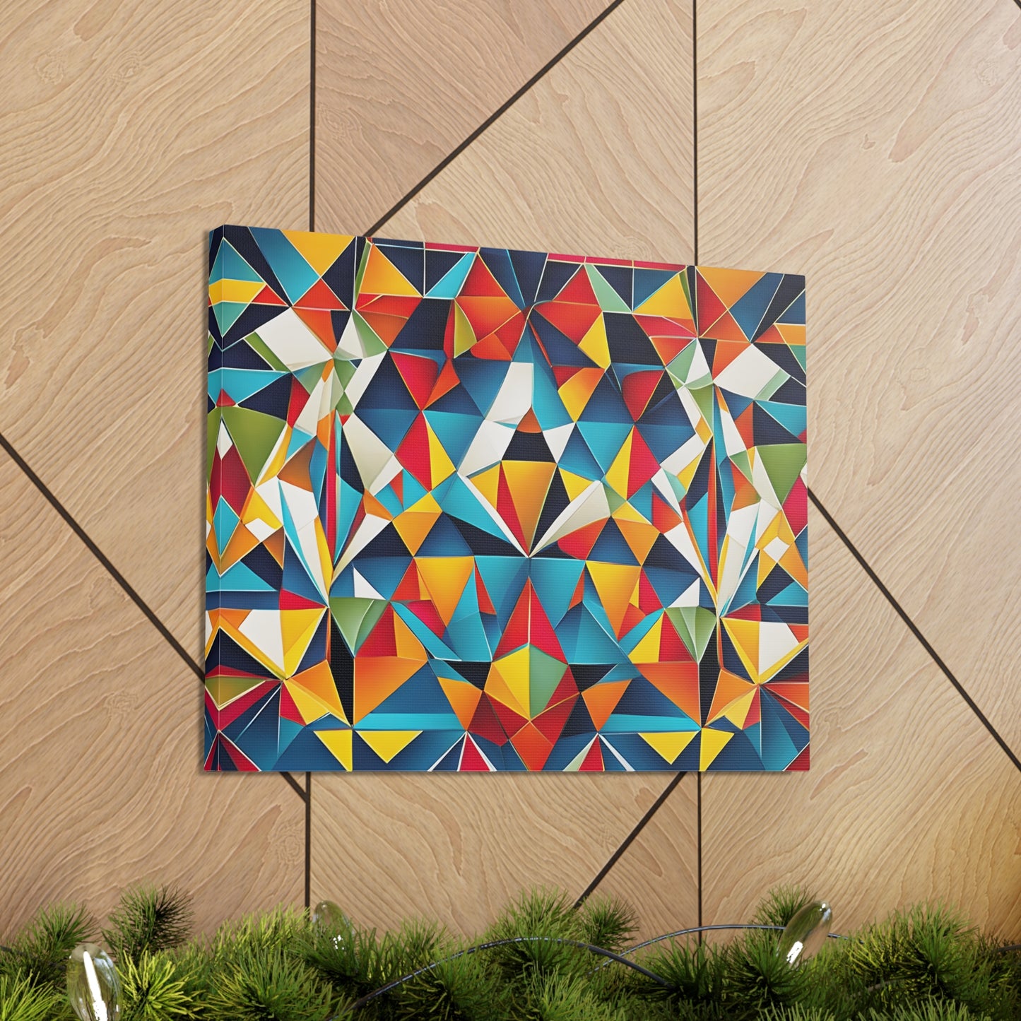 Kaleidoscope Veil: Abstract Wall Décor