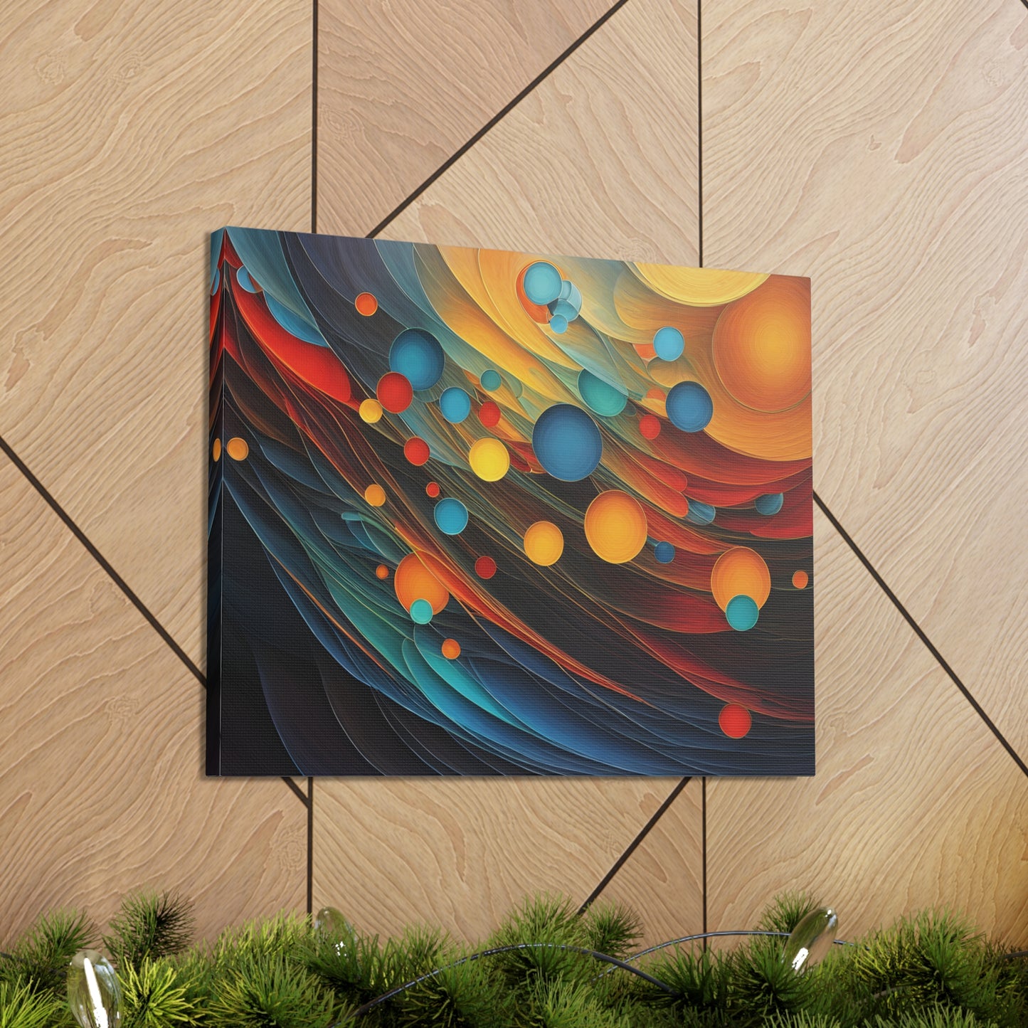 Serene Symphony: Abstract Wall Décor