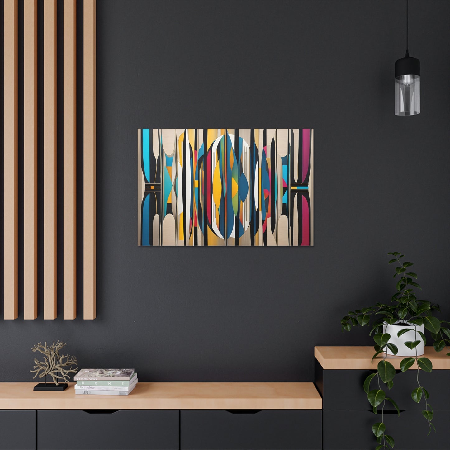 Colors of Language: Abstract Wall Décor