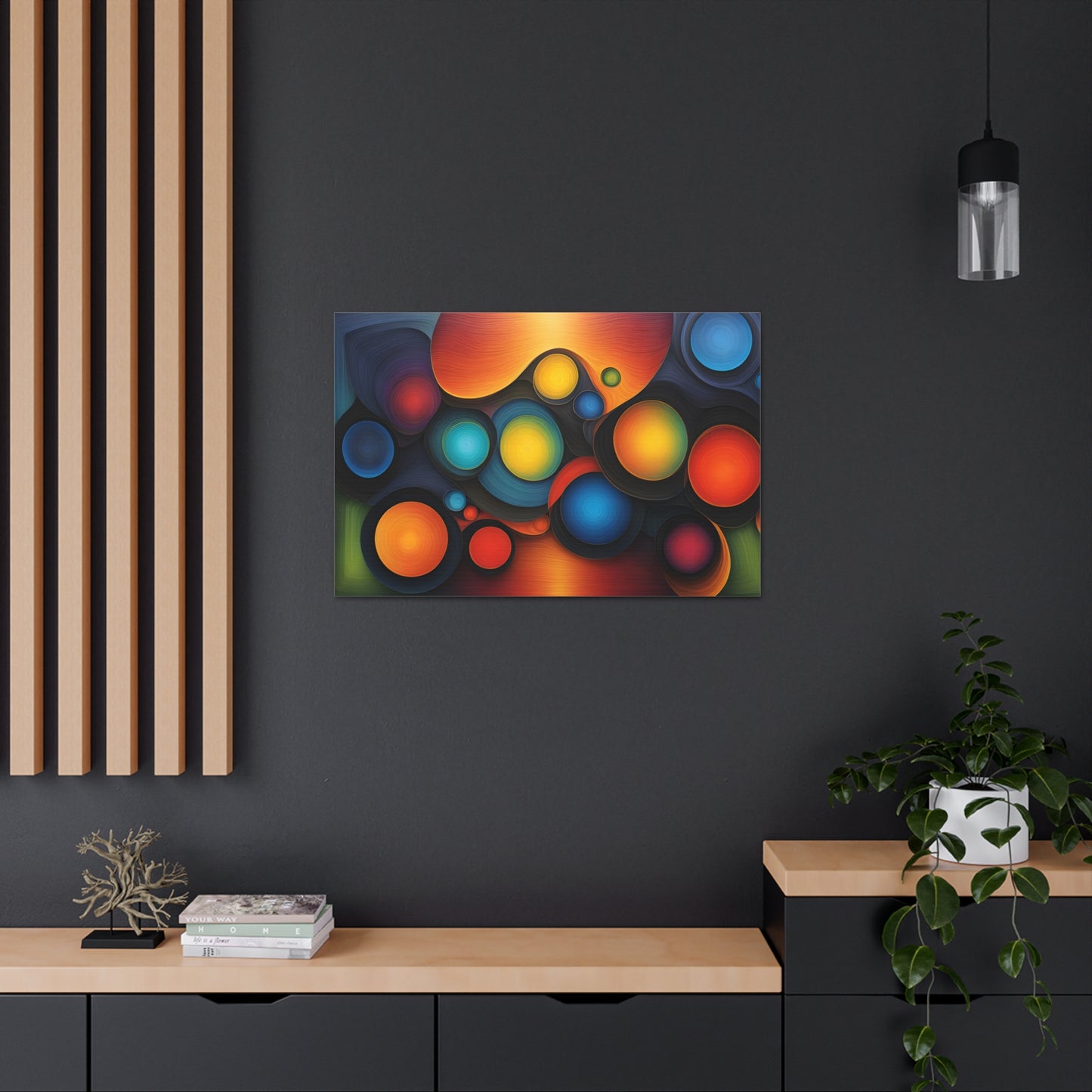 Radiant Whispers: Abstract Wall Décor