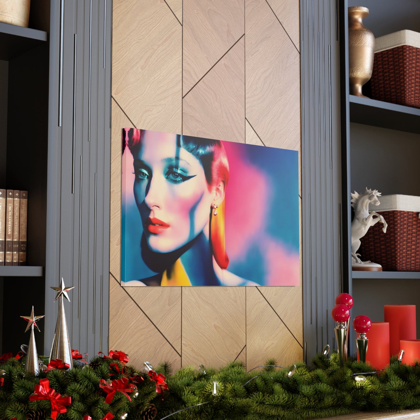 Electric Visionary: Iconic Wall Décor