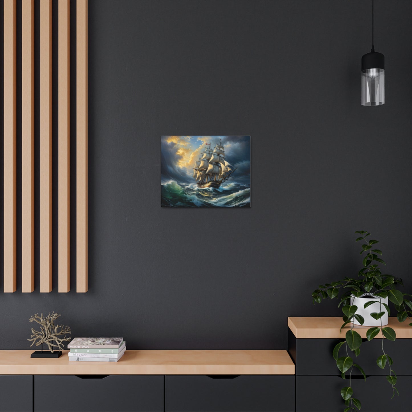 Seafarer's Solitude: Nautical Wall Décor