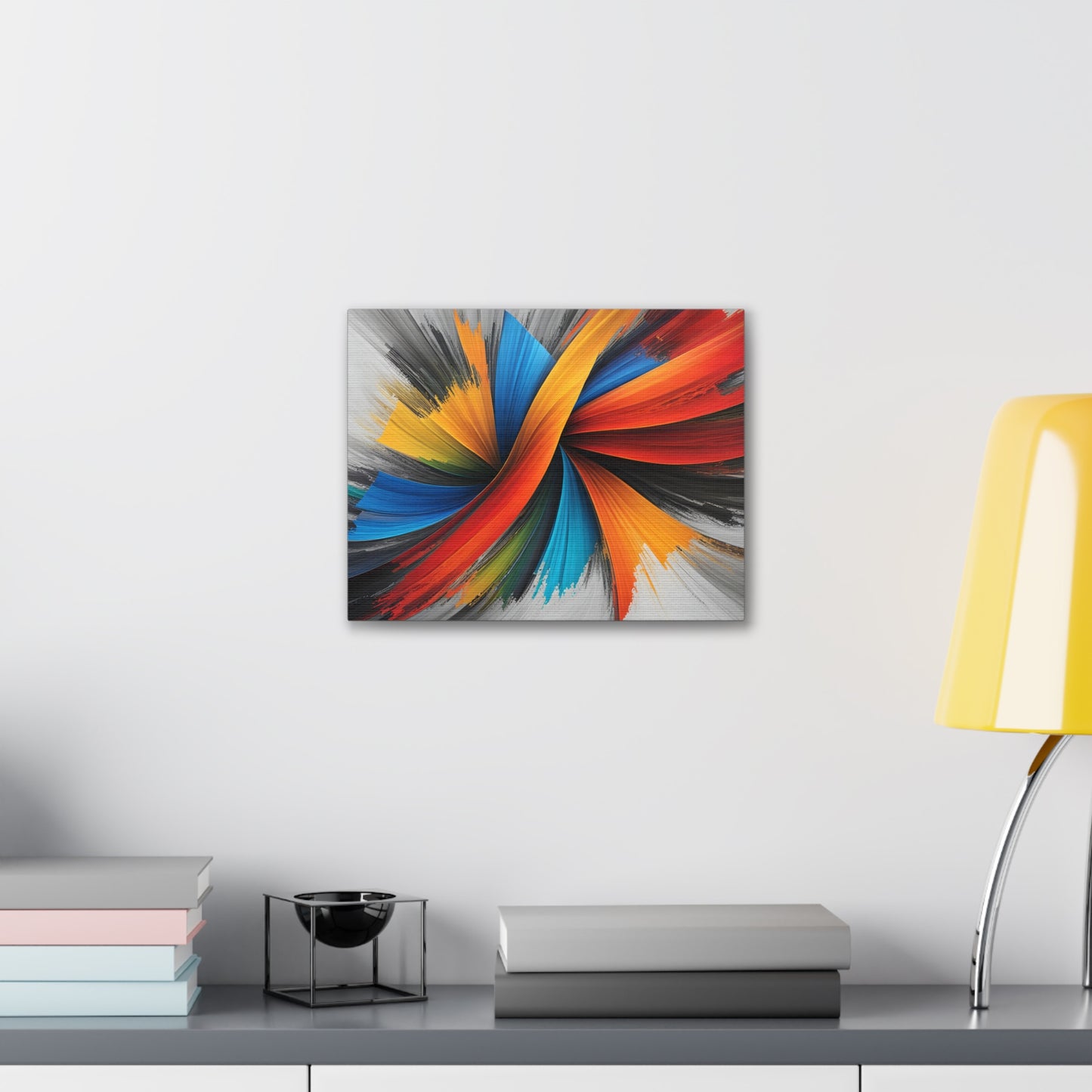 Twilight Whirl: Abstract Wall Décor