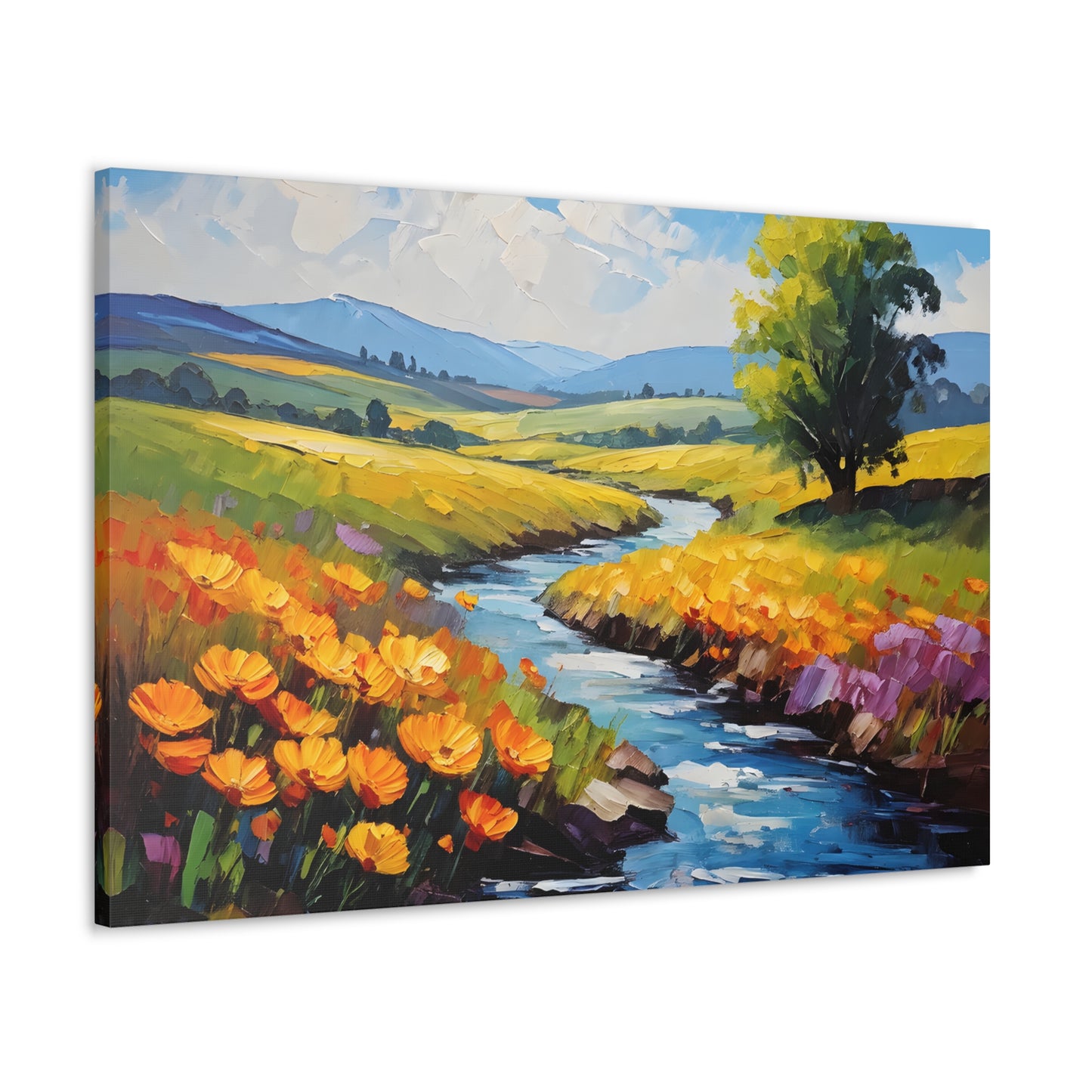 Radiant Garden: Classic Oil Painting Wall Décor