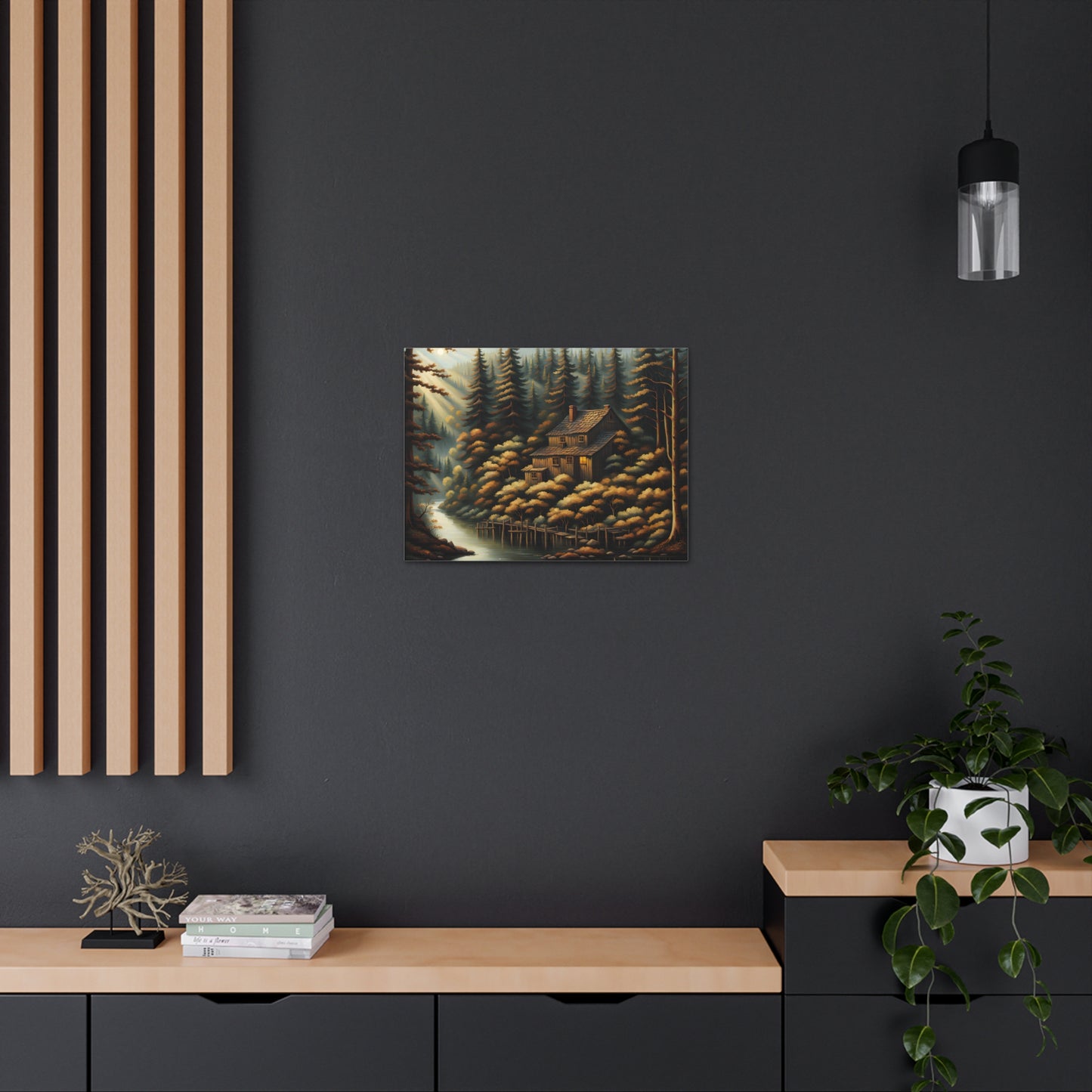 Verdant Retreat: Classic Oil Painting Wall Décor