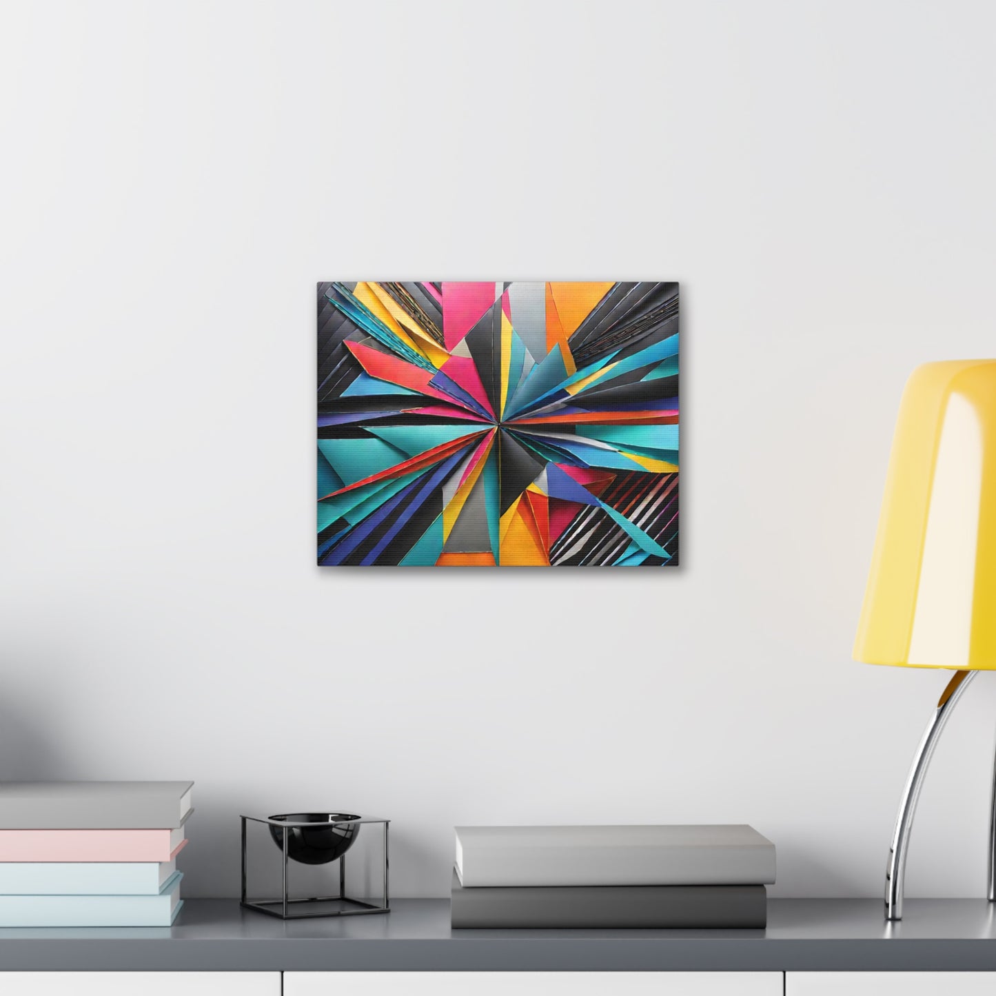 Prismatic Harmony: Abstract Wall Décor