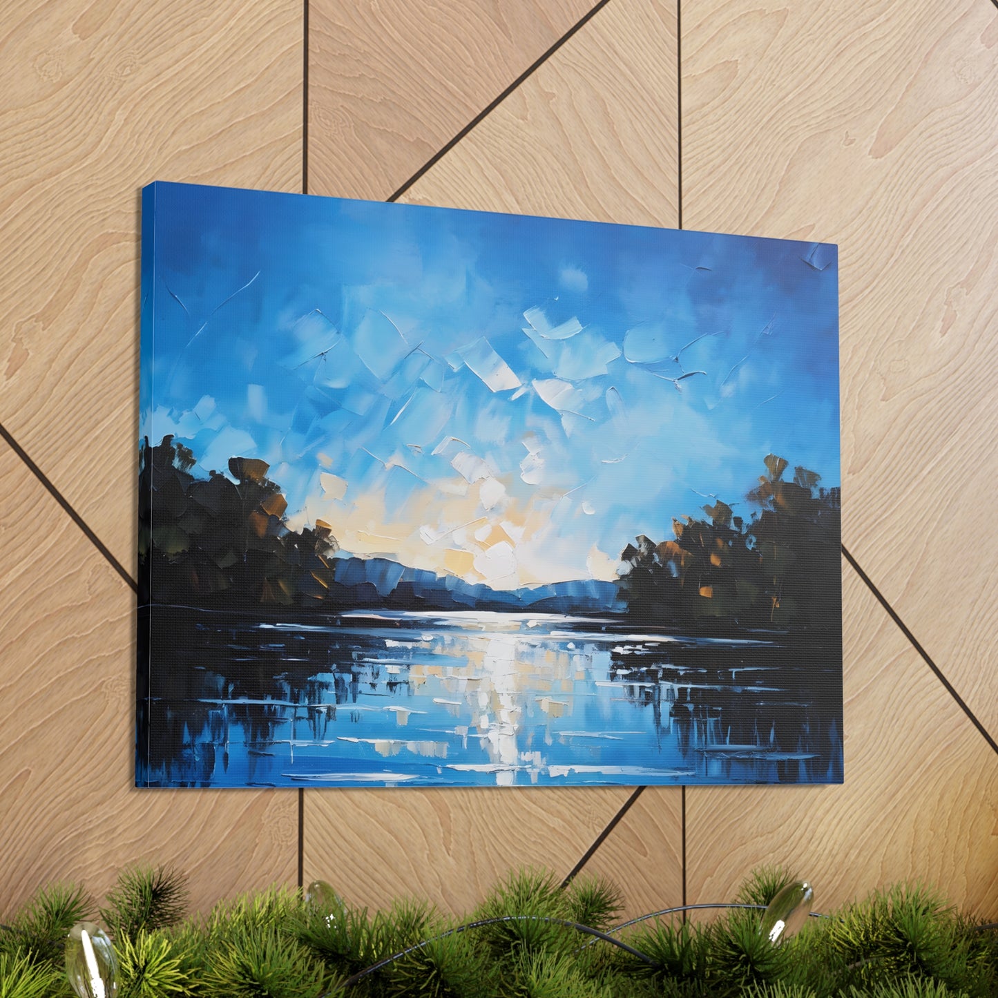 Tranquil Bay: Classic Oil Painting Wall Décor