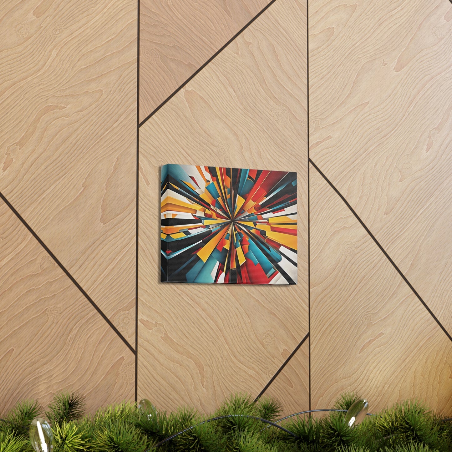 Crystal Whirl: Abstract Wall Décor