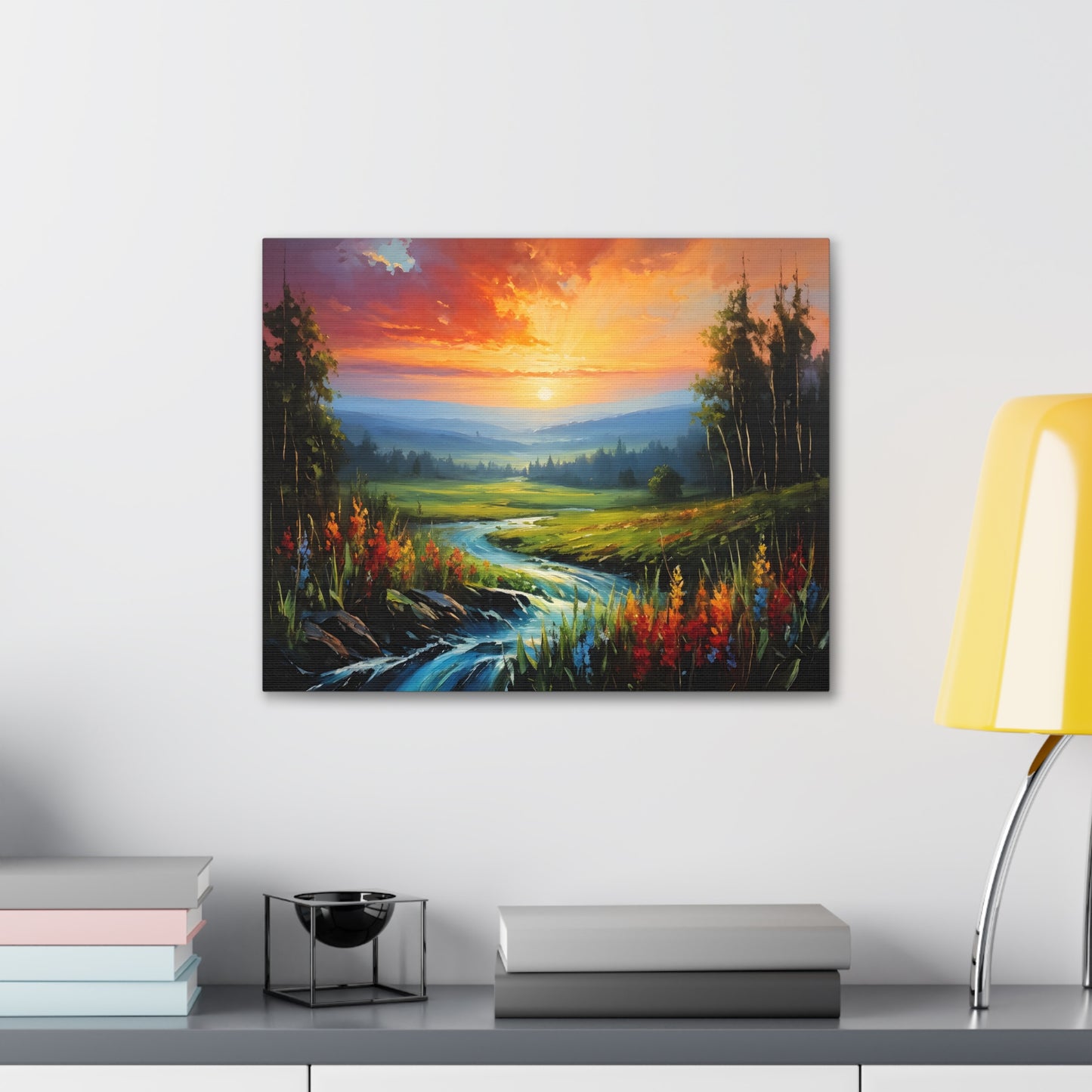 Radiant View: Classic Oil Painting Wall Décor