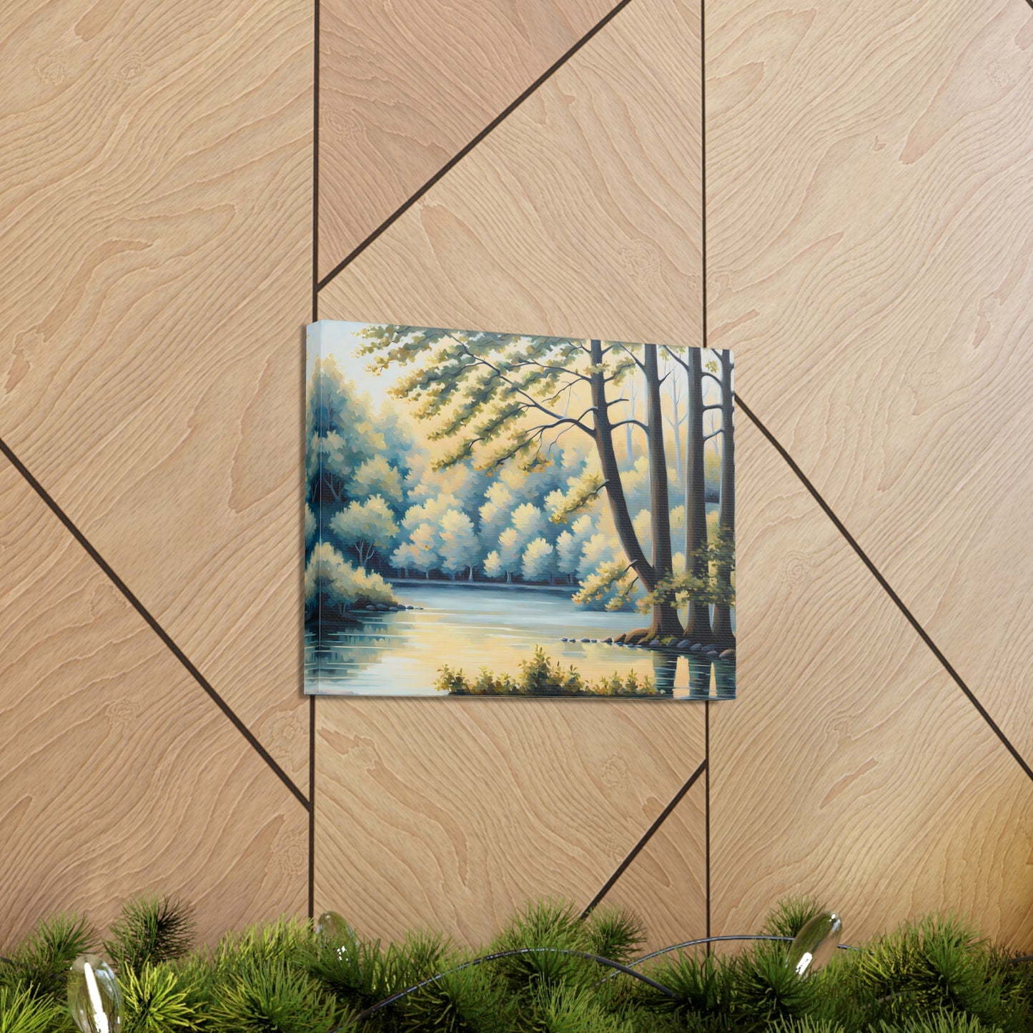 Birch Grove: Classic Oil Painting Wall Décor