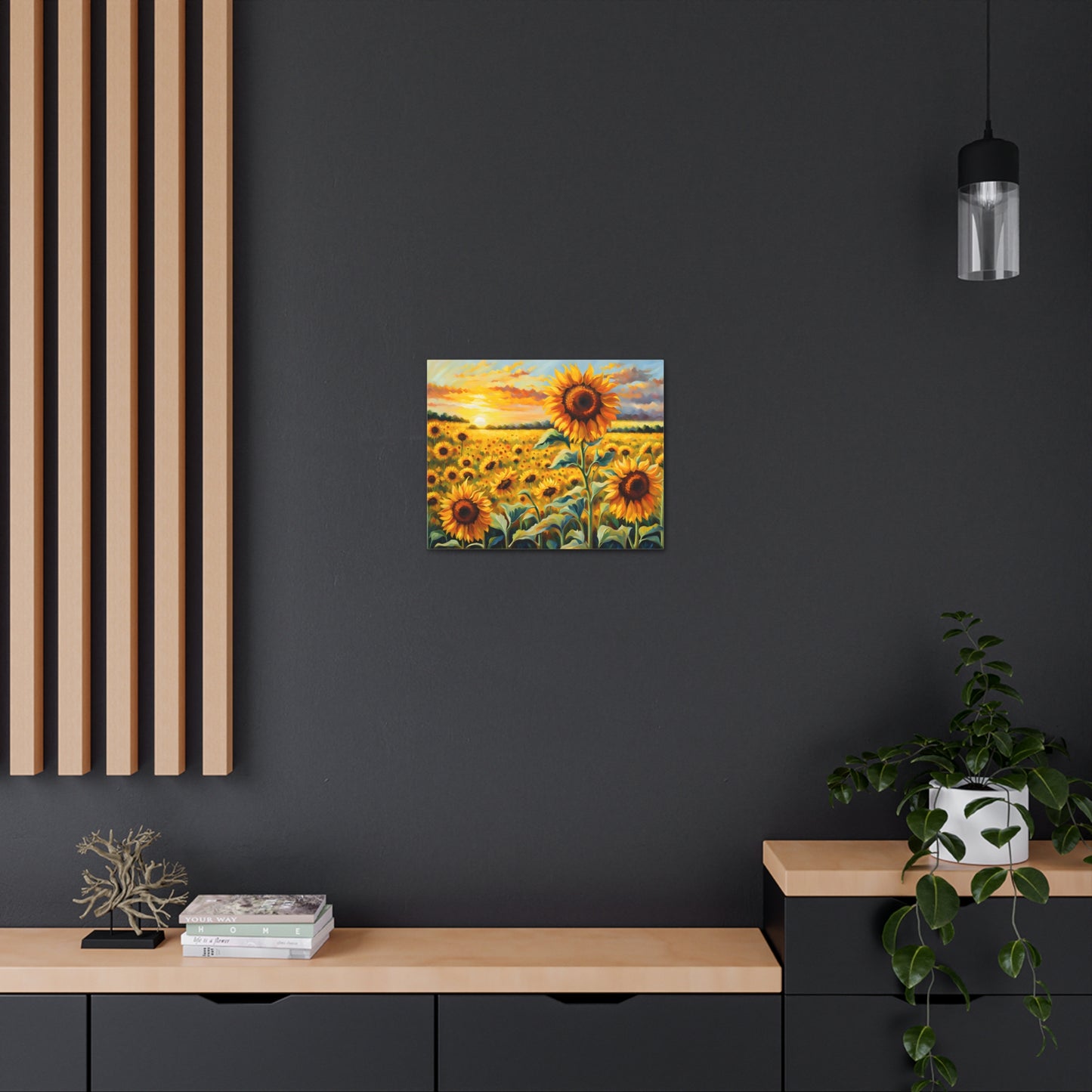 Golden Ridge: Classic Oil Painting Wall Décor