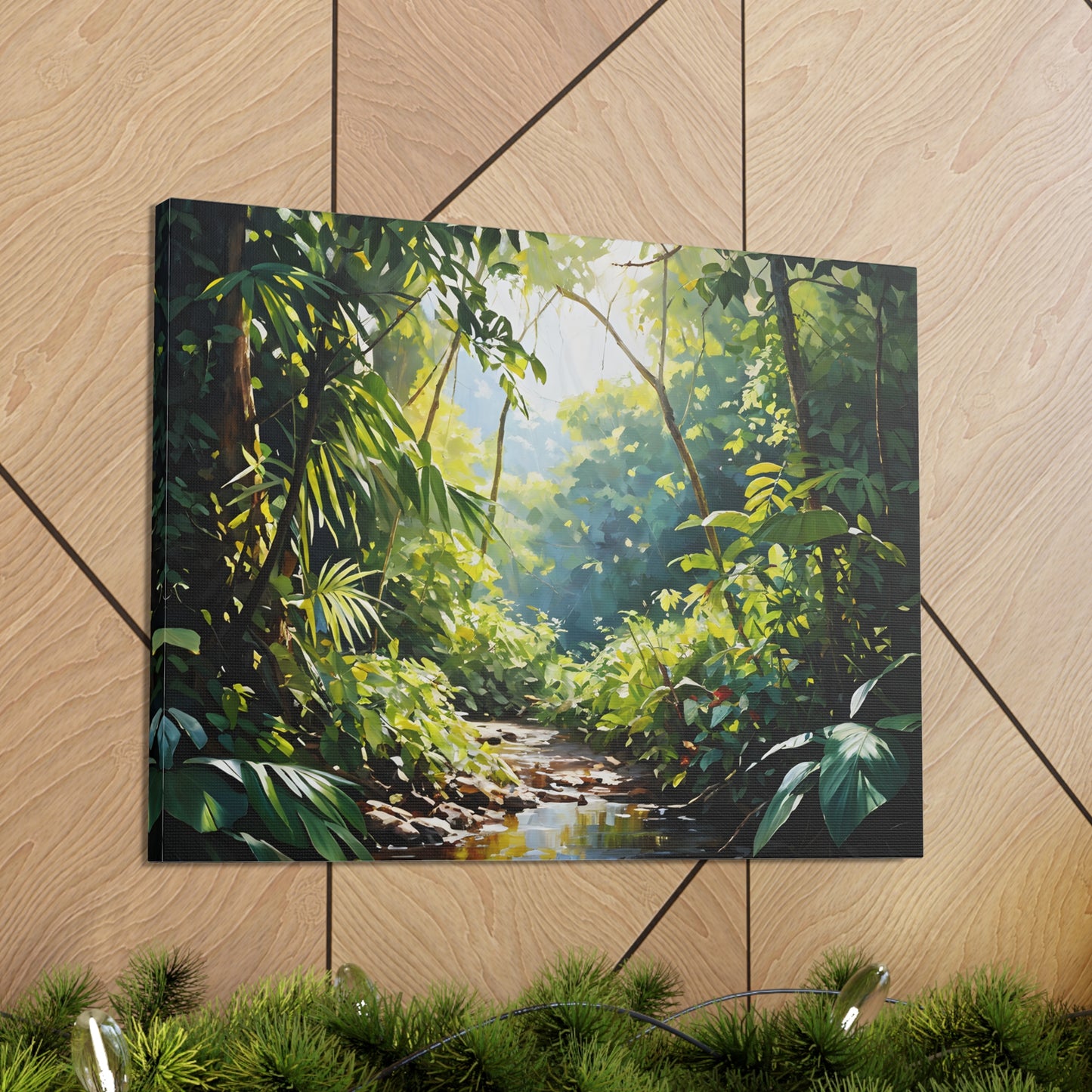 Vibrant Jungle: Classic Oil Painting Wall Décor