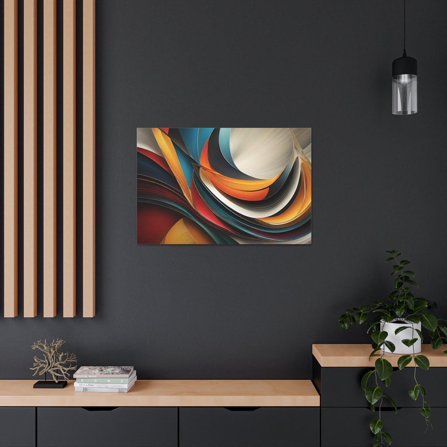 Ethereal Waves: Abstract Wall Décor