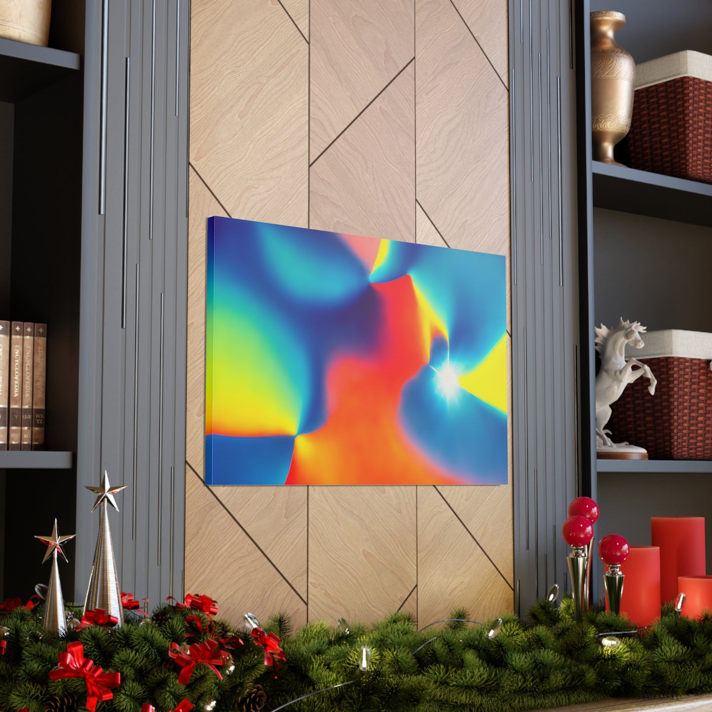 Vibrant Spectrum: Abstract Colors Wall Décor