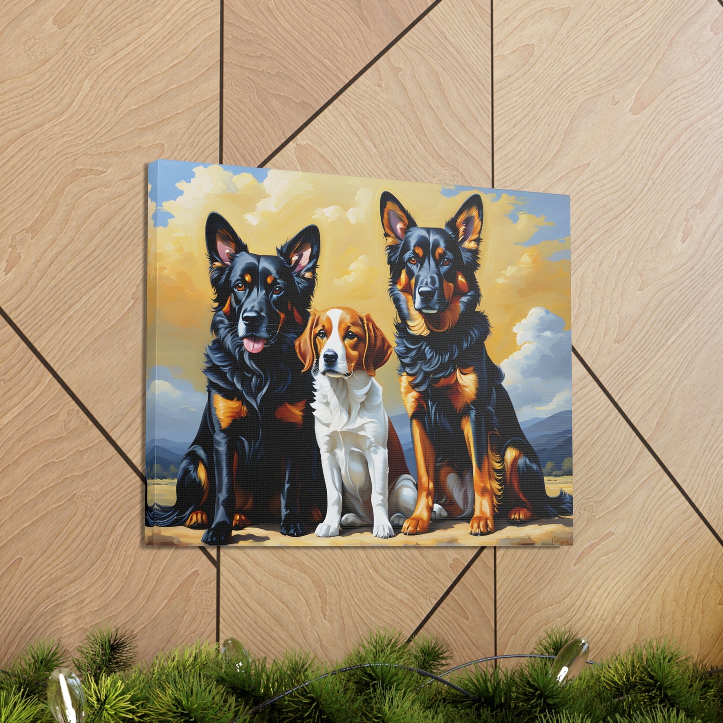 Dog's Elegance: Animal Wall Décor