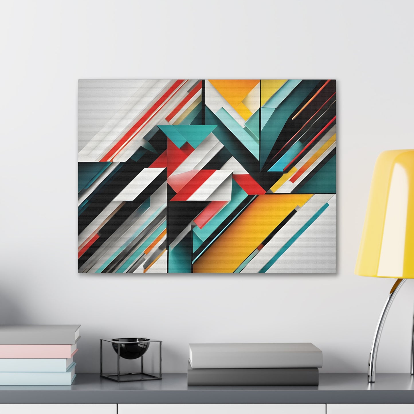 Serene Streams: Abstract Wall Décor