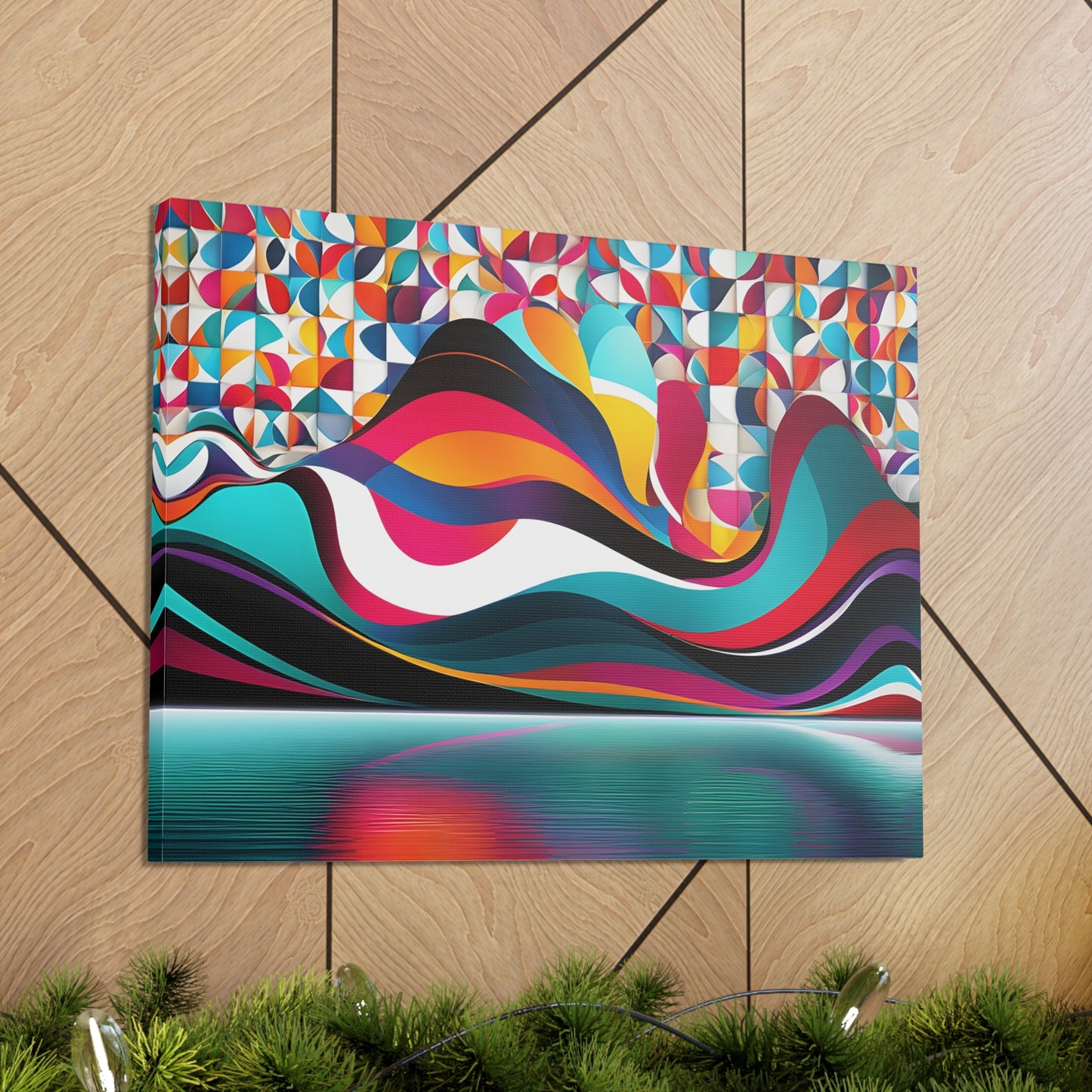 Liquid Reflections: Abstract Wall Décor