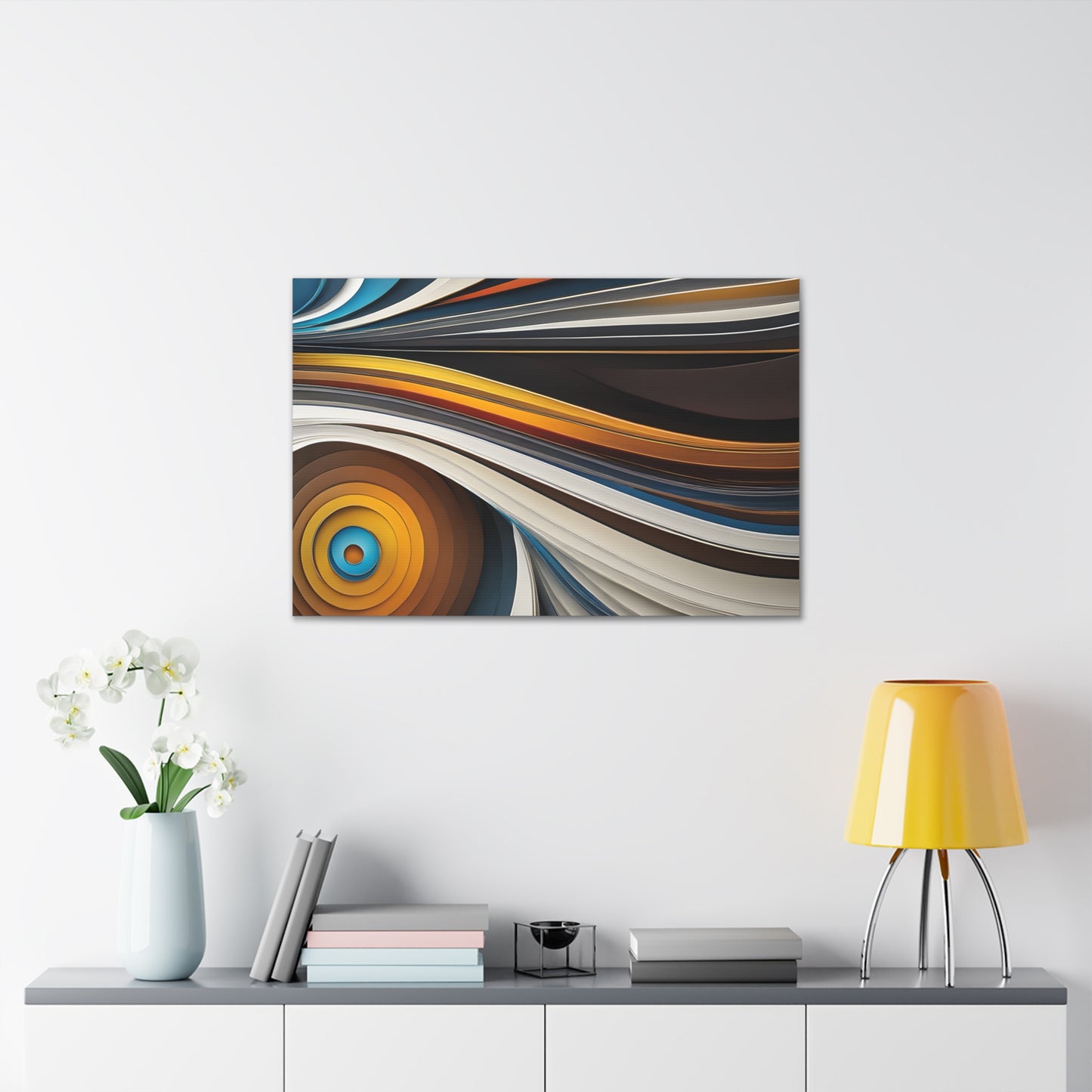 Celestial Whirl: Abstract Wall Décor