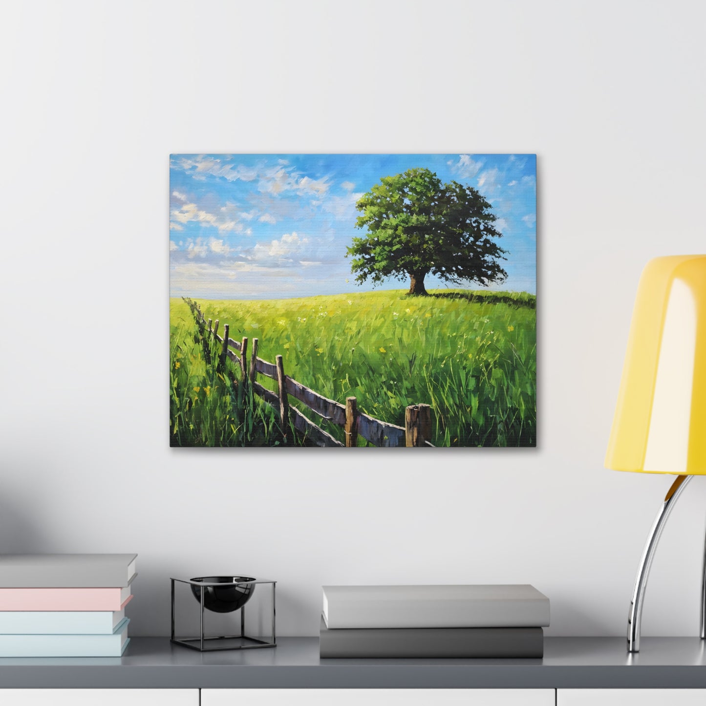 Whispering Hills: Classic Oil Painting Wall Décor