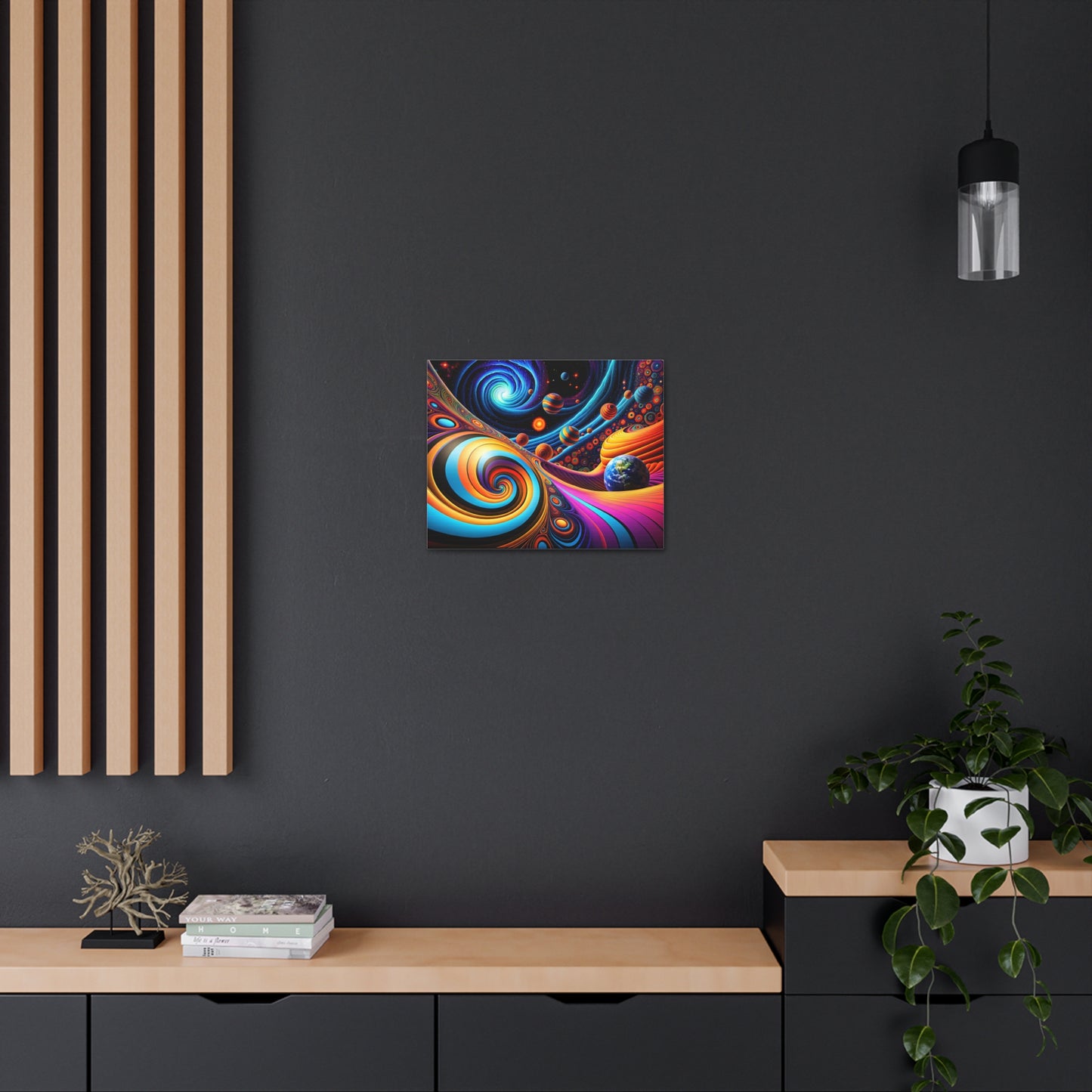 Cosmic Carousel: Psychedelic Wall Décor