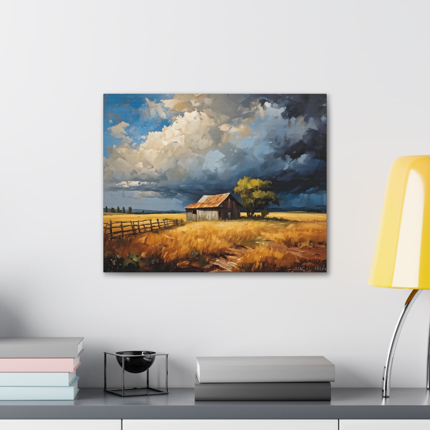 Peaceful Grove: Classic Oil Painting Wall Décor