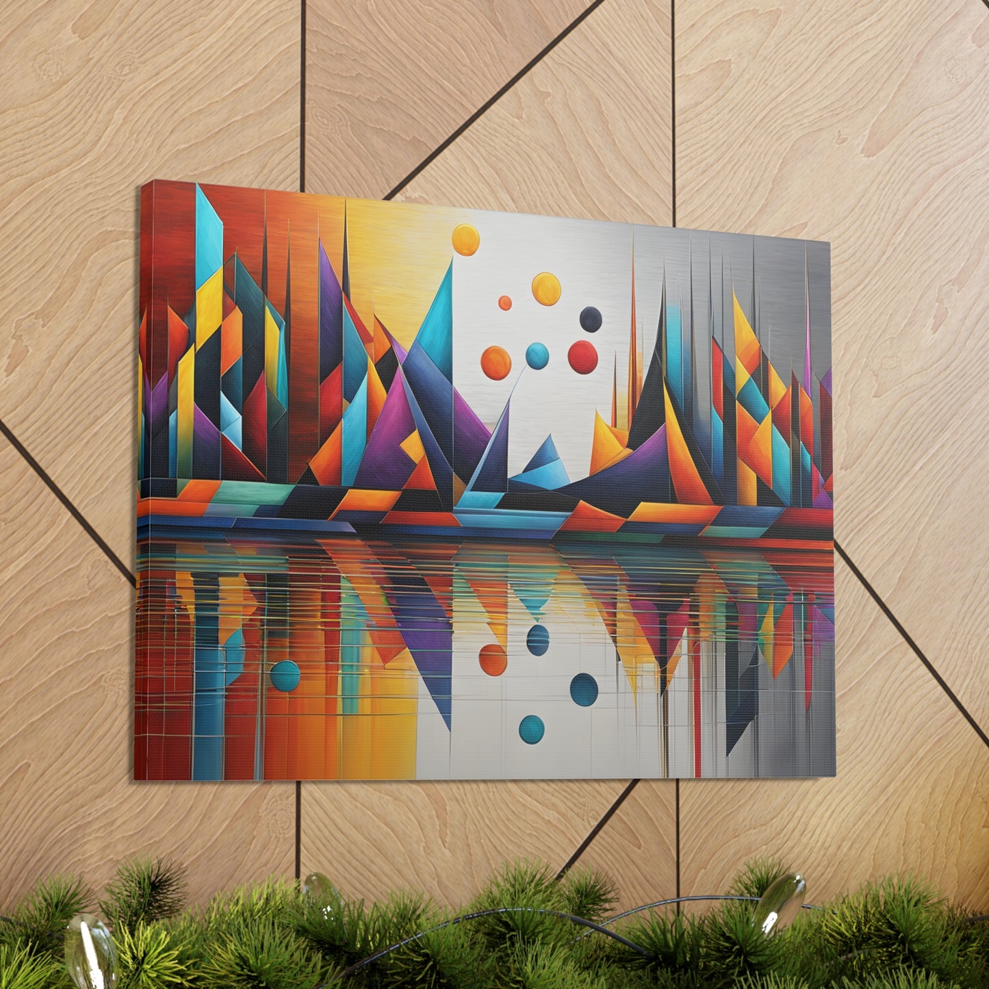 Infinite Reflections: Abstract Wall Décor