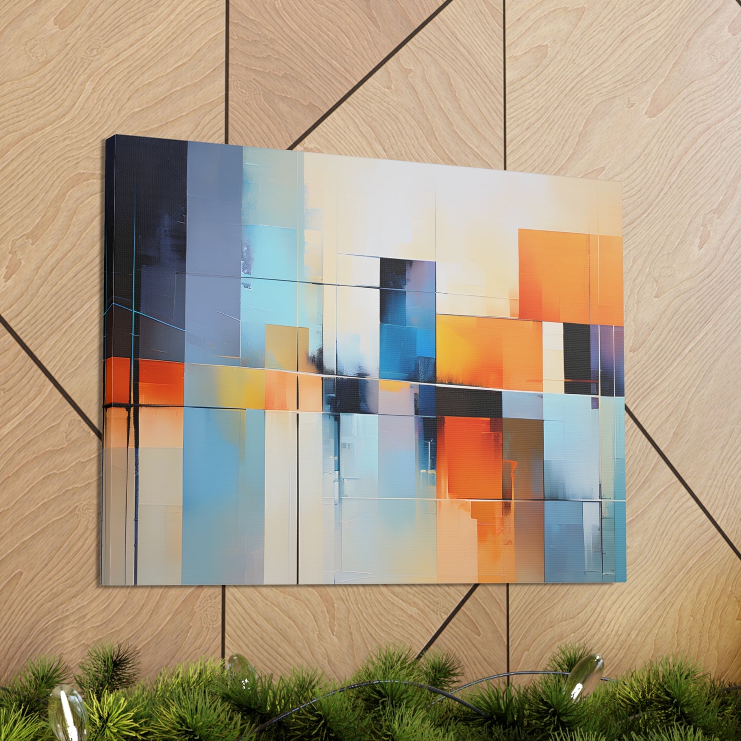 Luminous Lines: Abstract Wall Décor