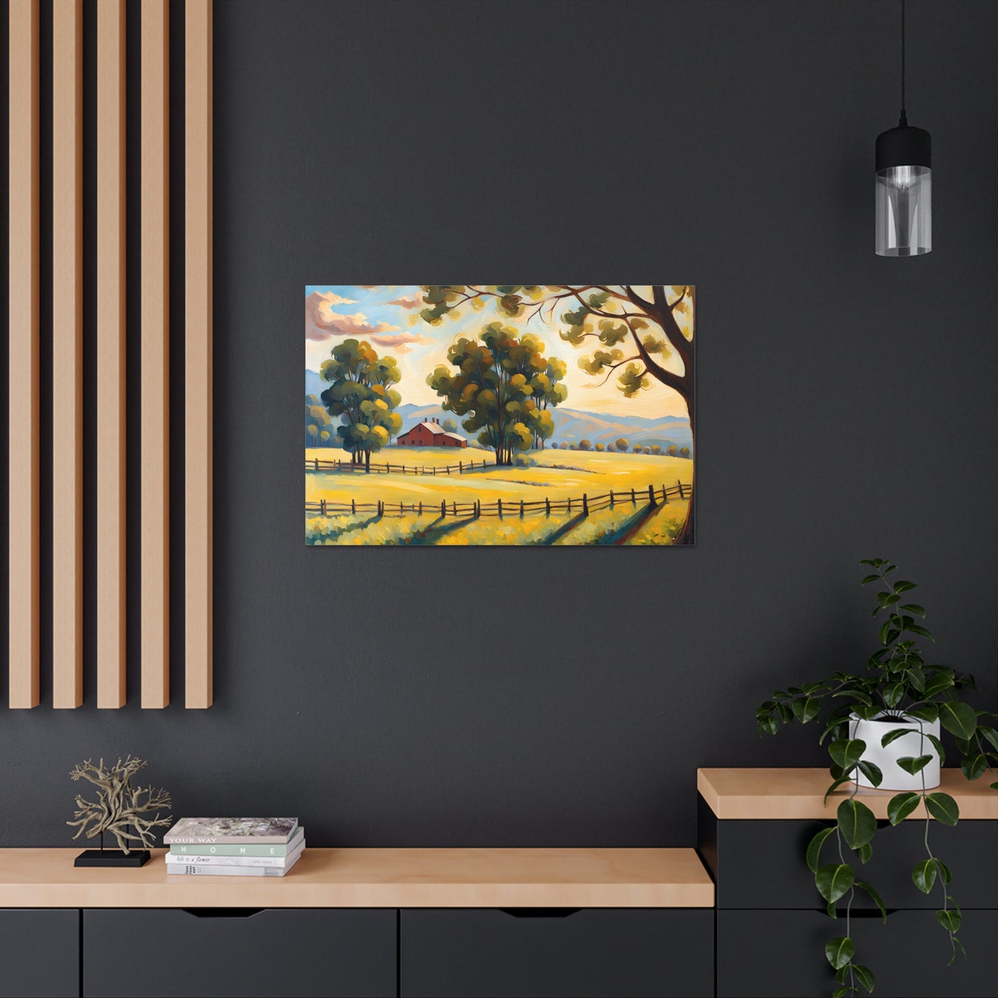 Lush Retreat: Classic Oil Painting Wall Décor