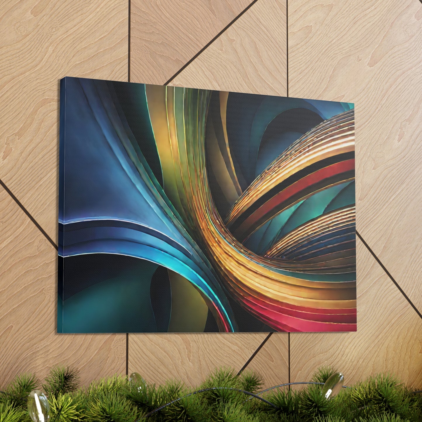 Celestial Maze: Abstract Wall Décor