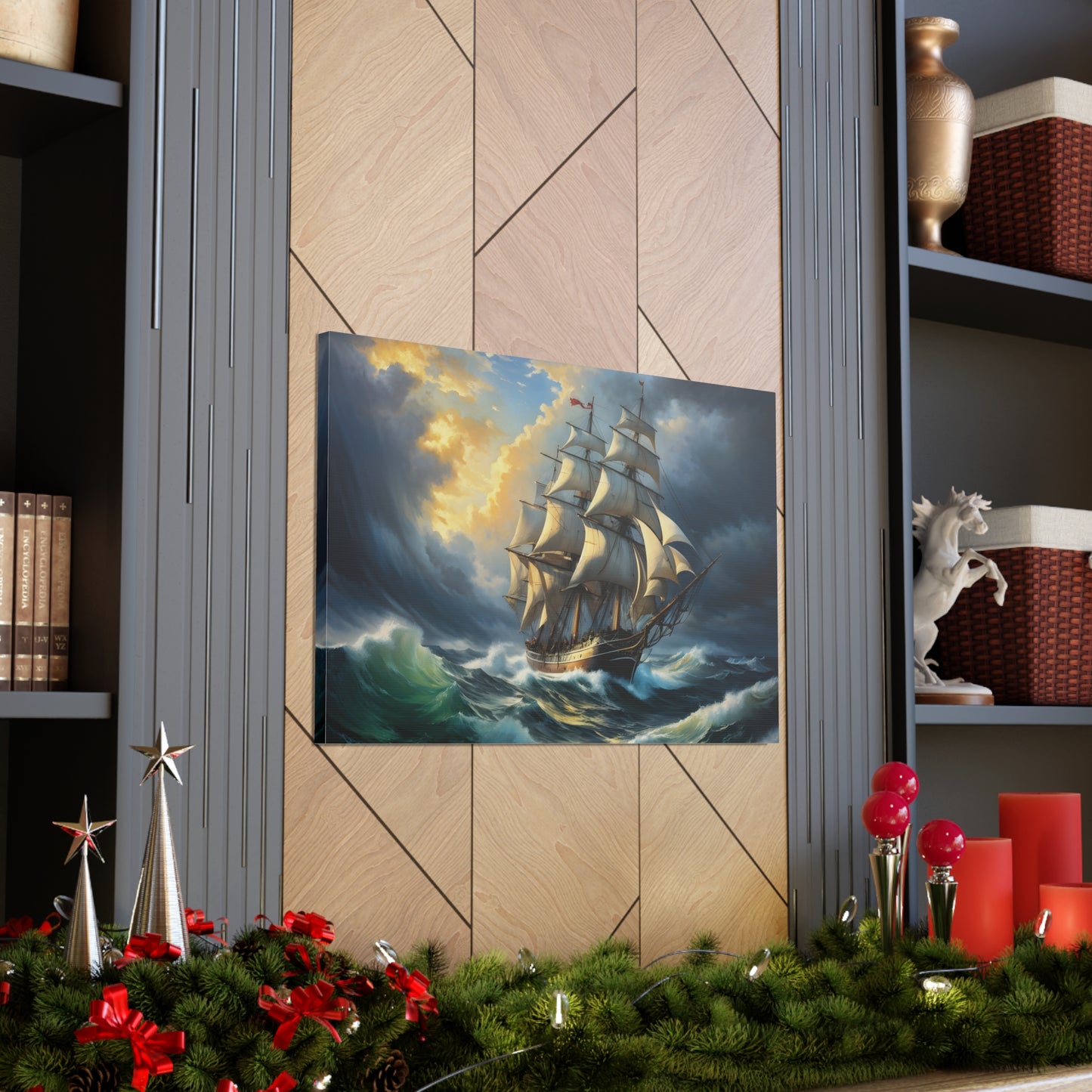 Seafarer's Solitude: Nautical Wall Décor